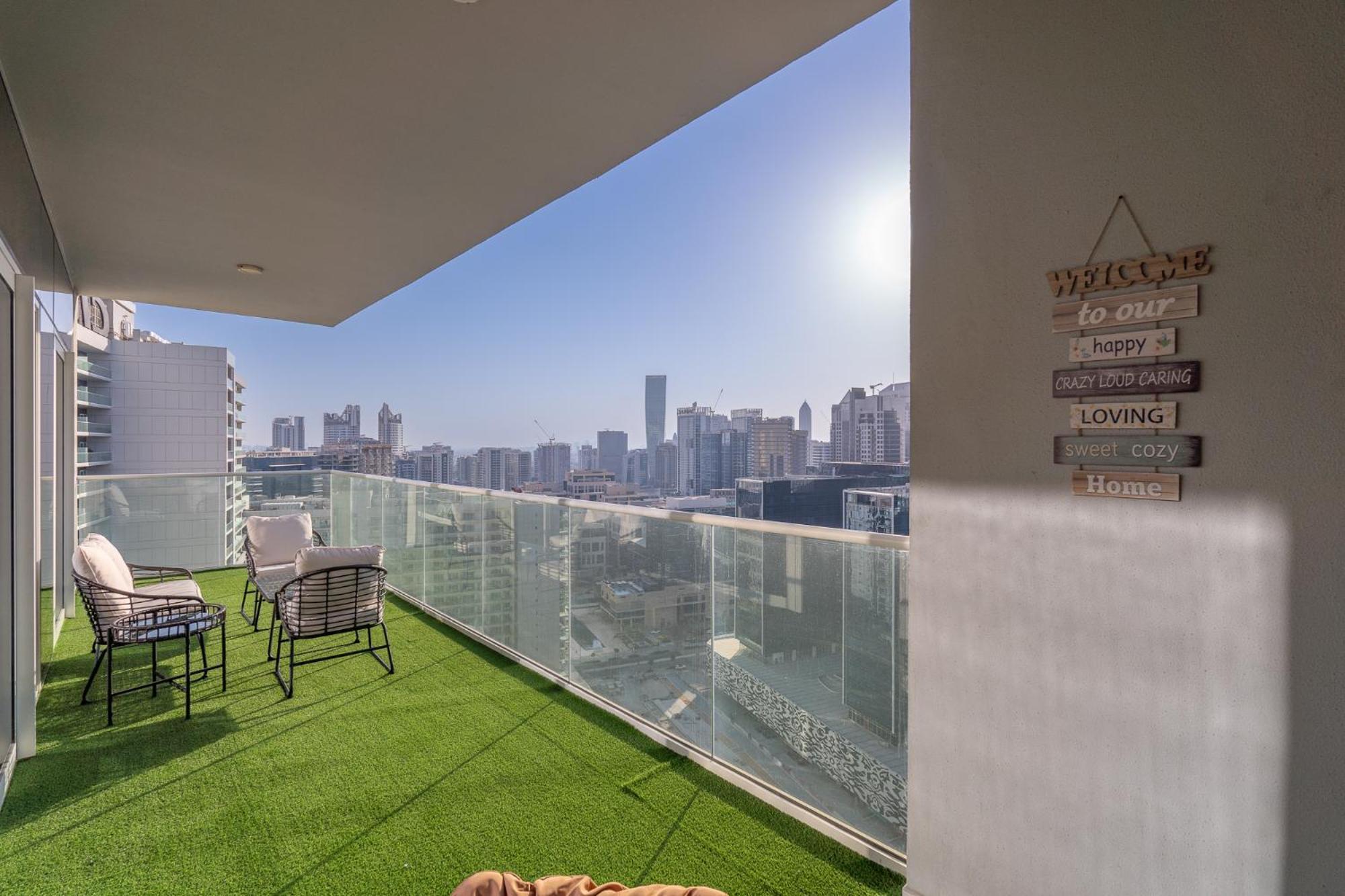 Lägenhet Stunning Burj View - Cozy 2br - 5 Min Mall
