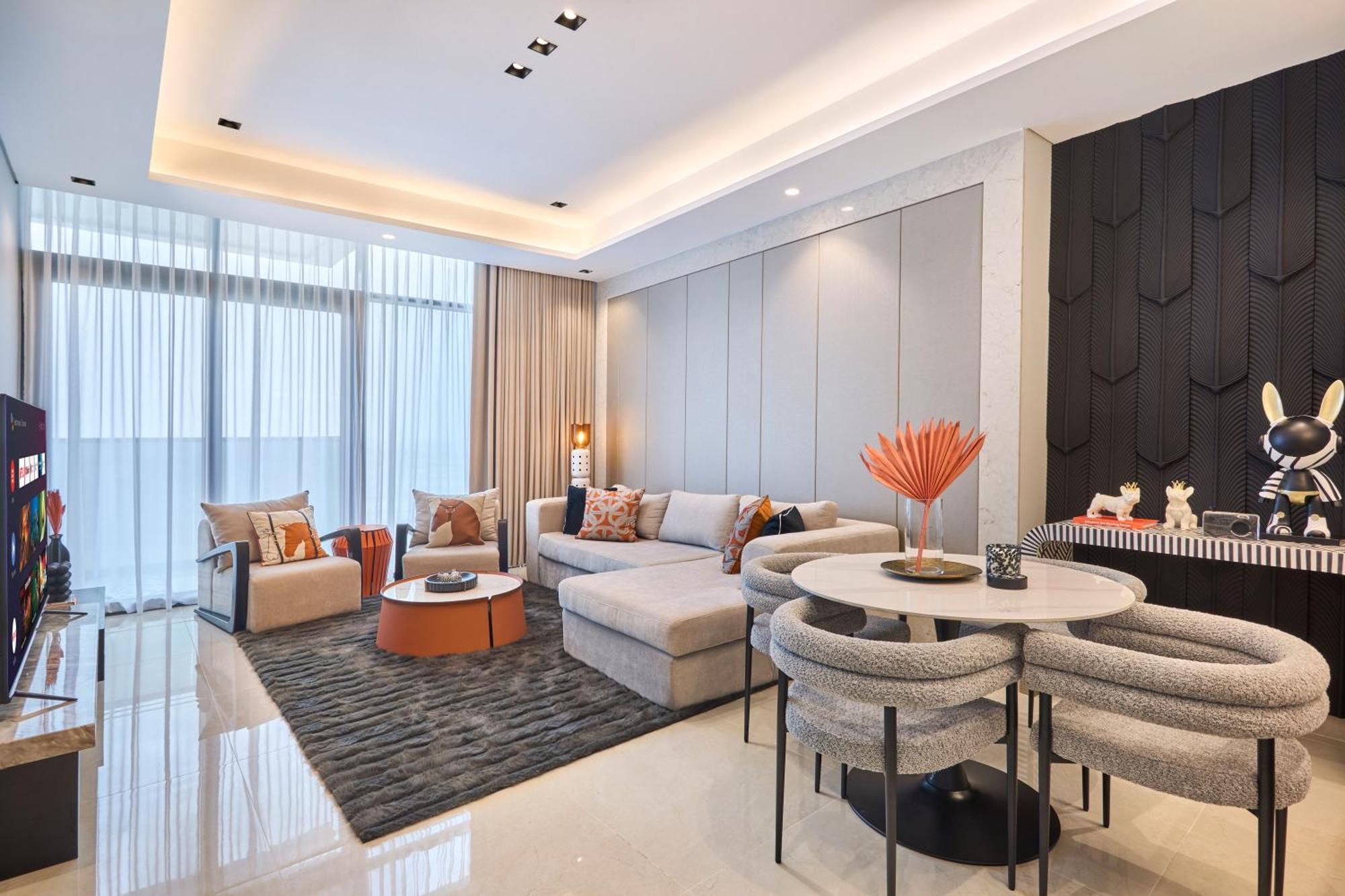 Stylish 2brurban Retreat 10 Min To Burj Khalifa Apartemen