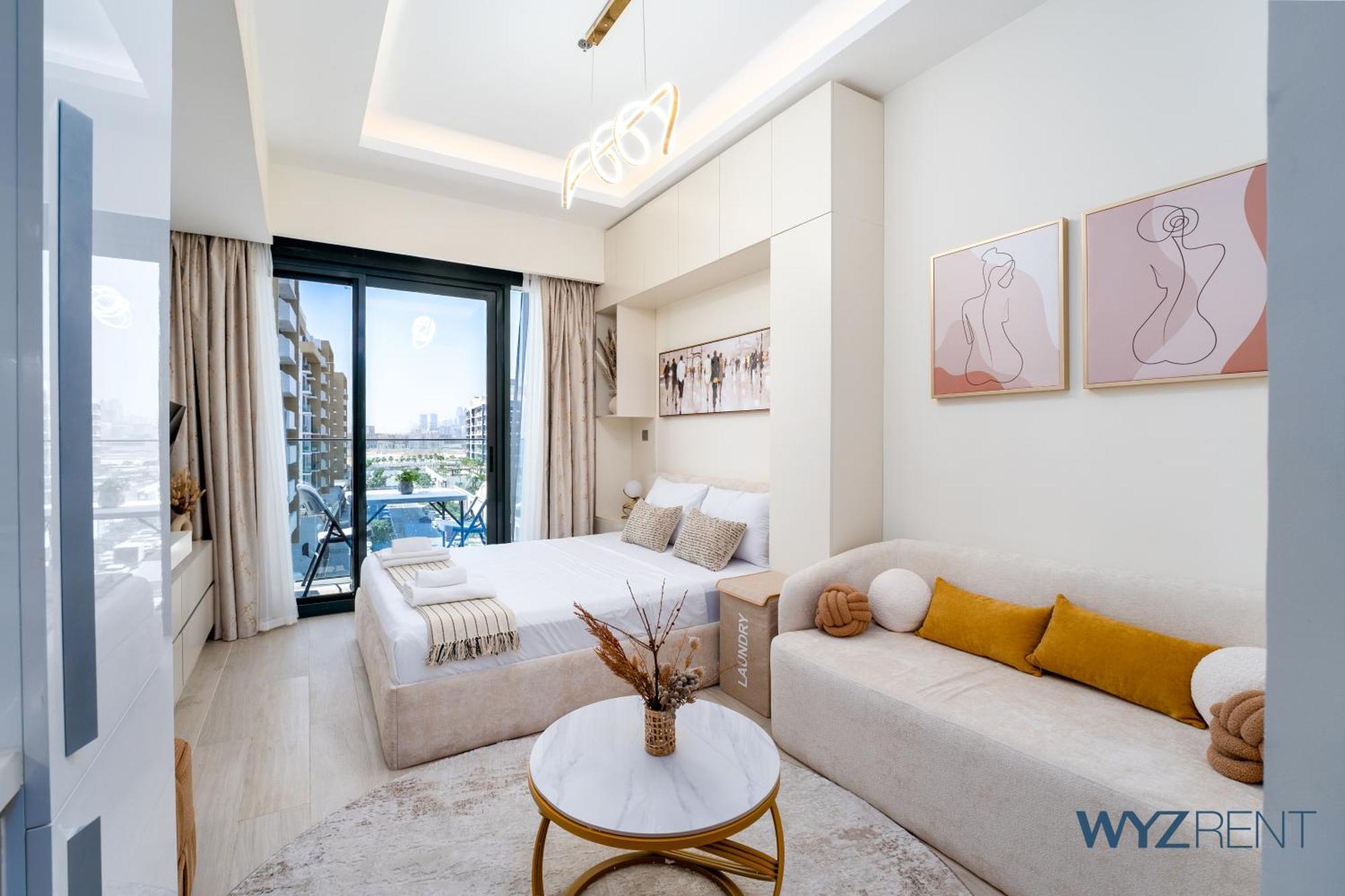 Appartement Amazing In Azizi Riviera 9,city & Pool View Dubaï