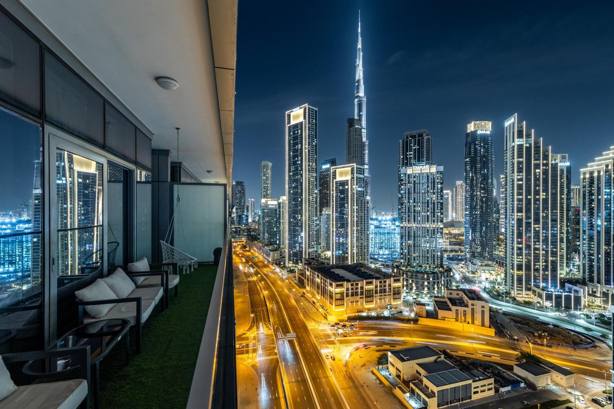 Elite Rooftop Pool And Burj Khalifa Panorama Balcony 2br In Paramount Midtown Appartement *