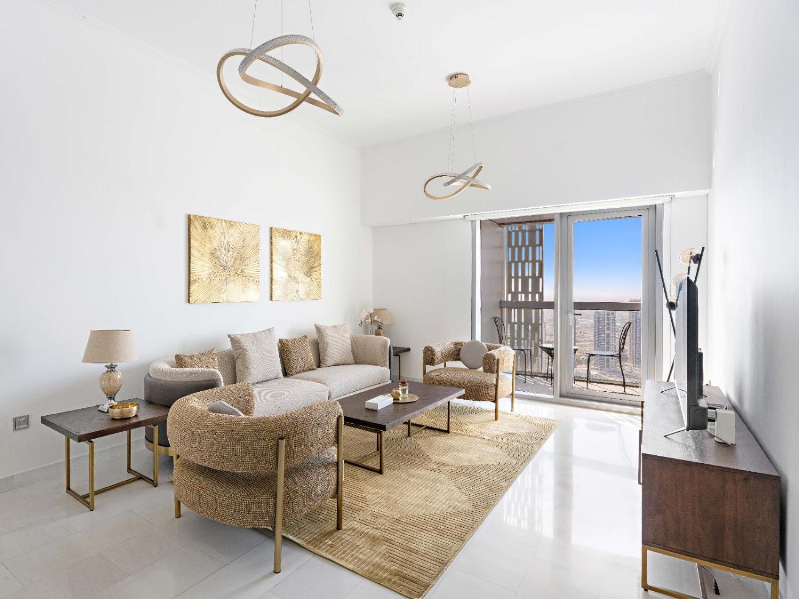 Sophisticated High-floor 1bdr With Breathtaking Sea View - Cayan 48 Lägenhet Dubai