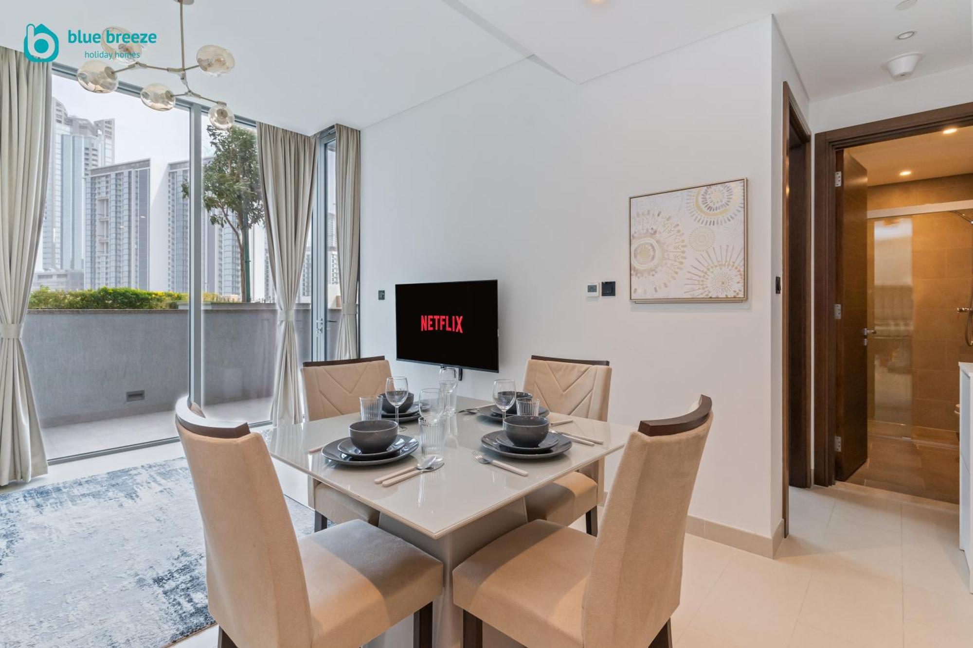 Blue Breeze - Cozy In Sobha Creek Vistas Appartement Dubaï