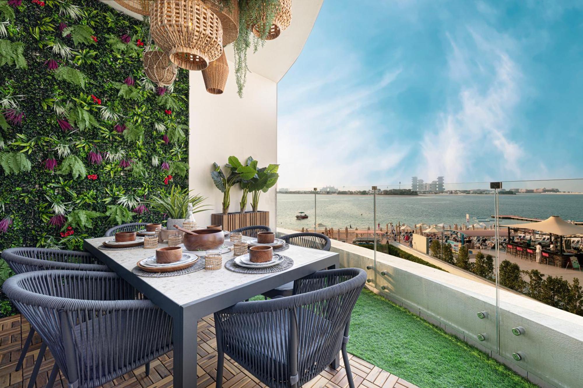 Beachfront Bliss, 1br With Royal Atlantis & Palm Views Appartement Dubaï