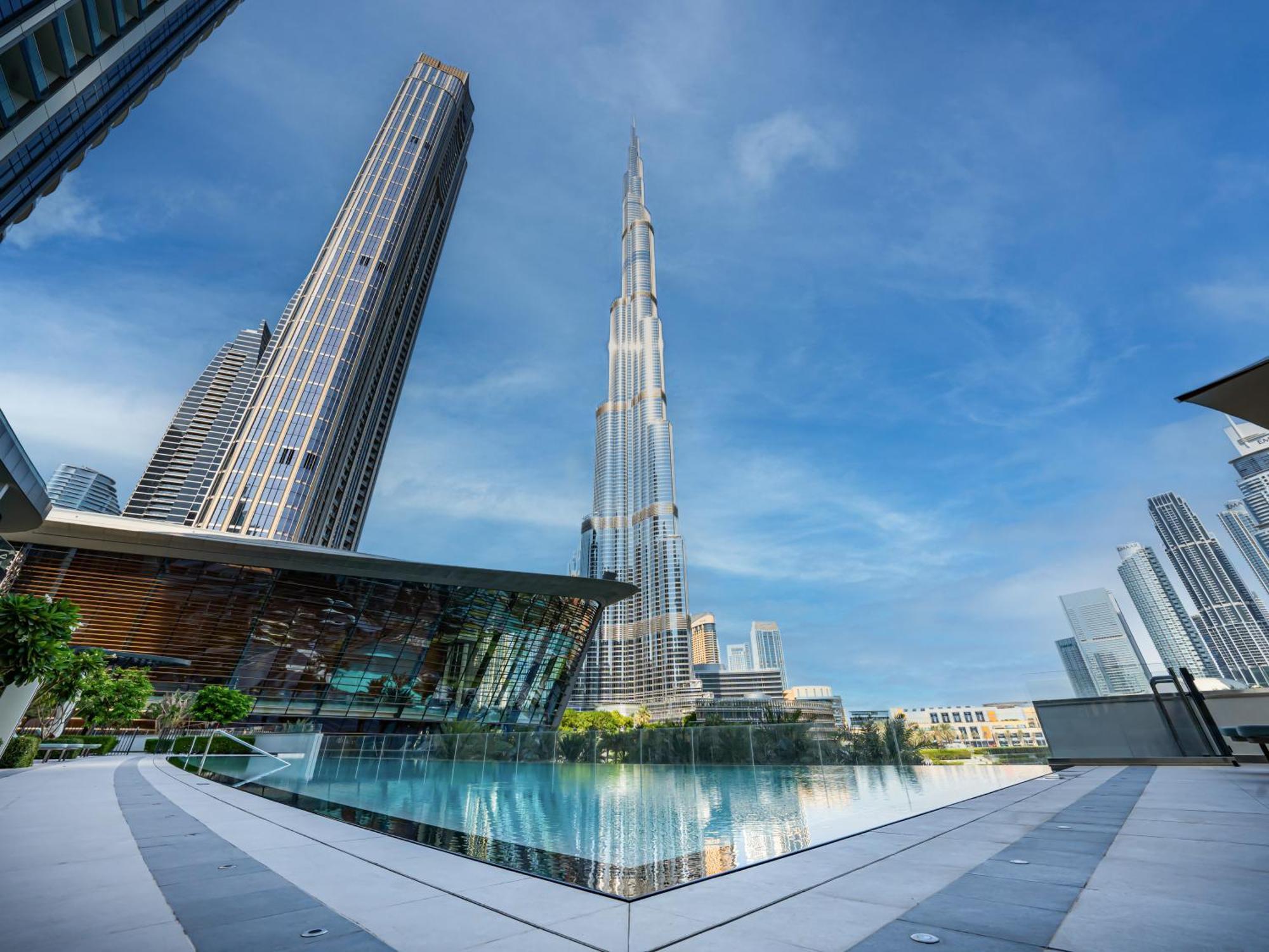 Emaar Grande - Elegant 1 Bedroom - Infinity Pool - 1min To Mall And Burj Khalifa