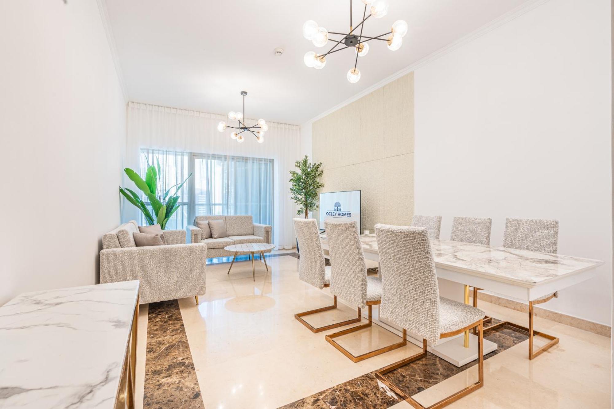 Apartamento Elegant 3br In Jbr With Partial Marina View Dubai