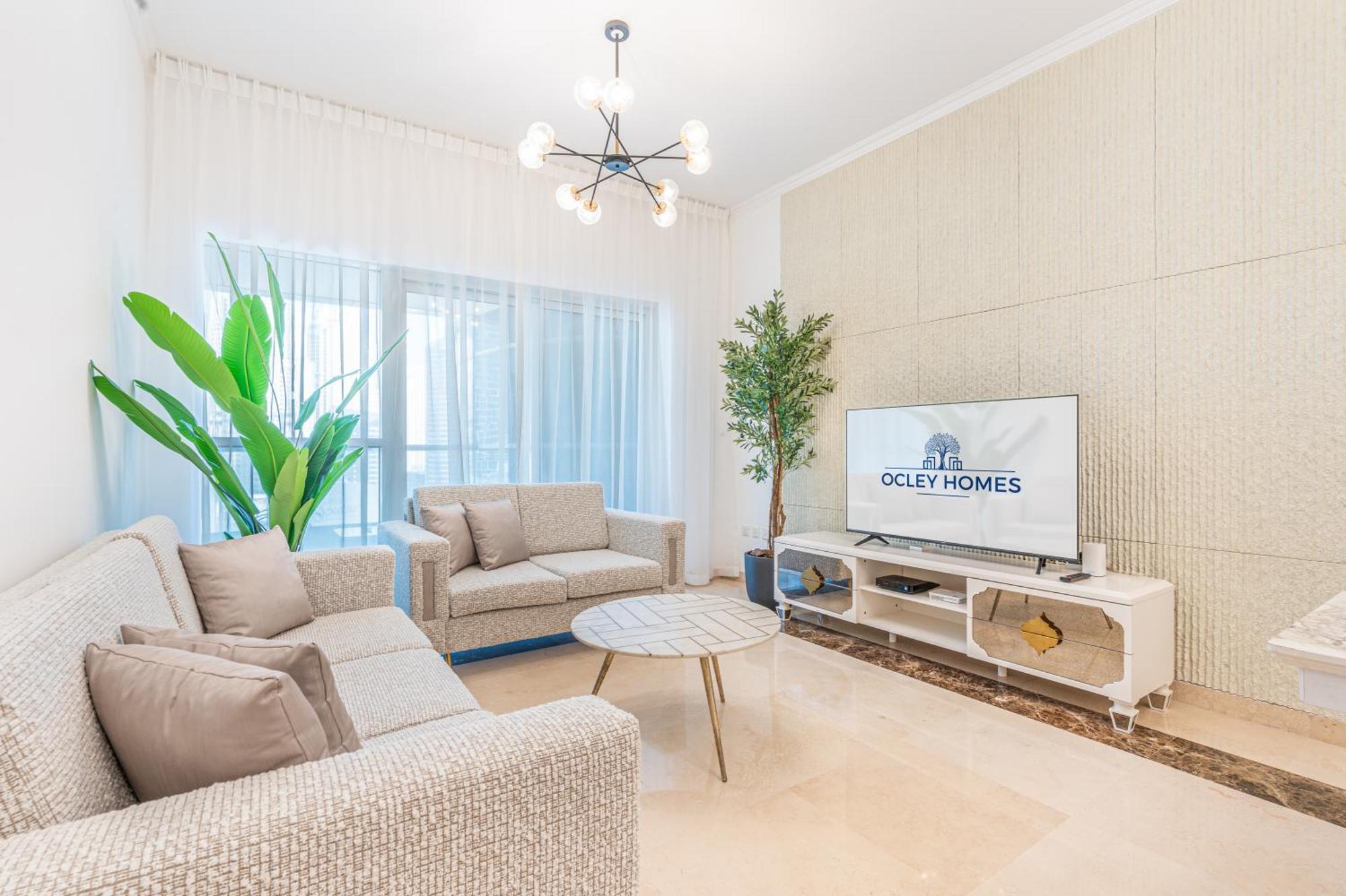 Apartamento Elegant 3br In Jbr With Partial Marina View Dubai