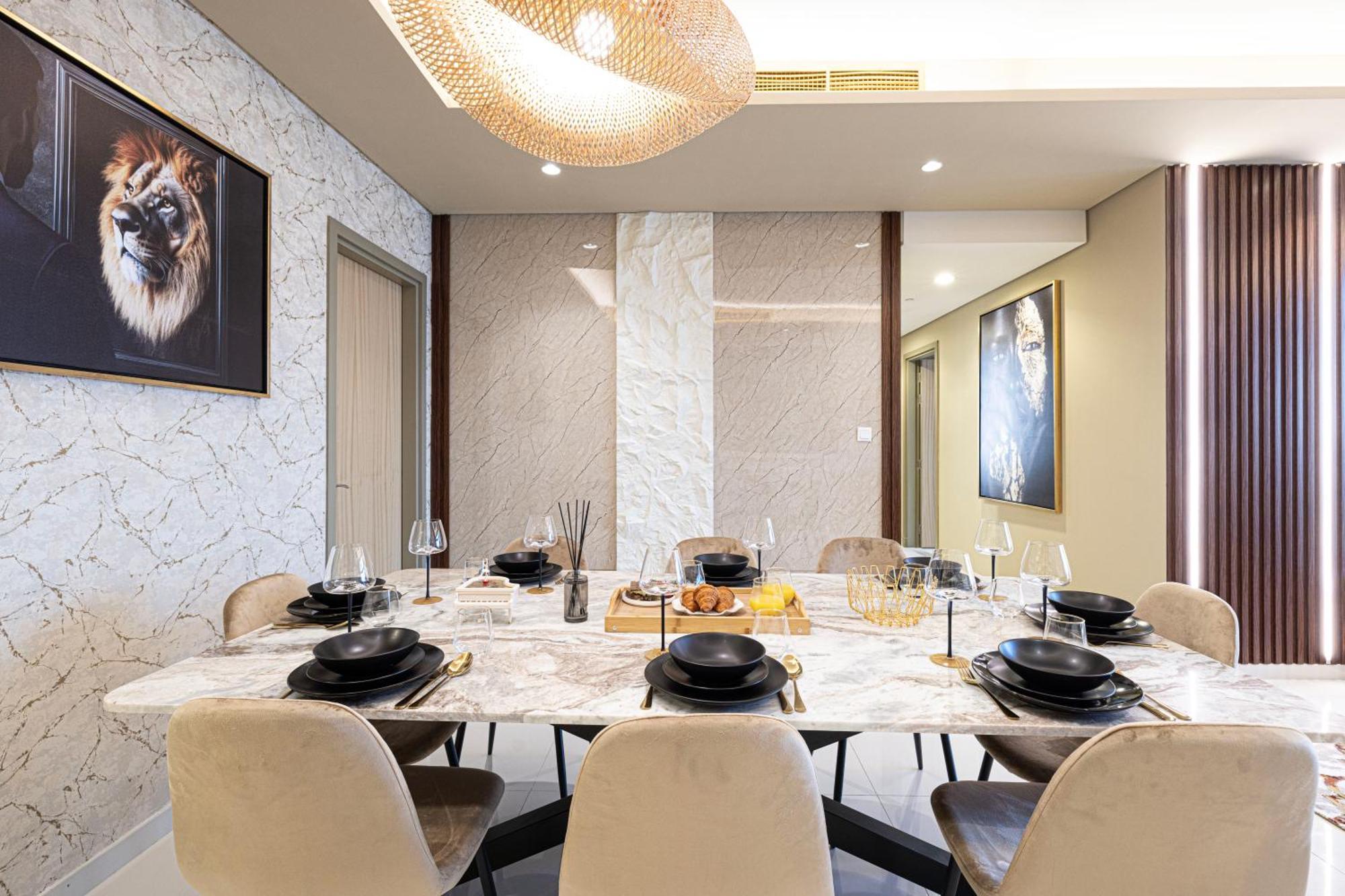 Sky Palace With Burj Views & Downtown's Rooftop Pool, 3br In Paramount Midtown Apartment Dubai