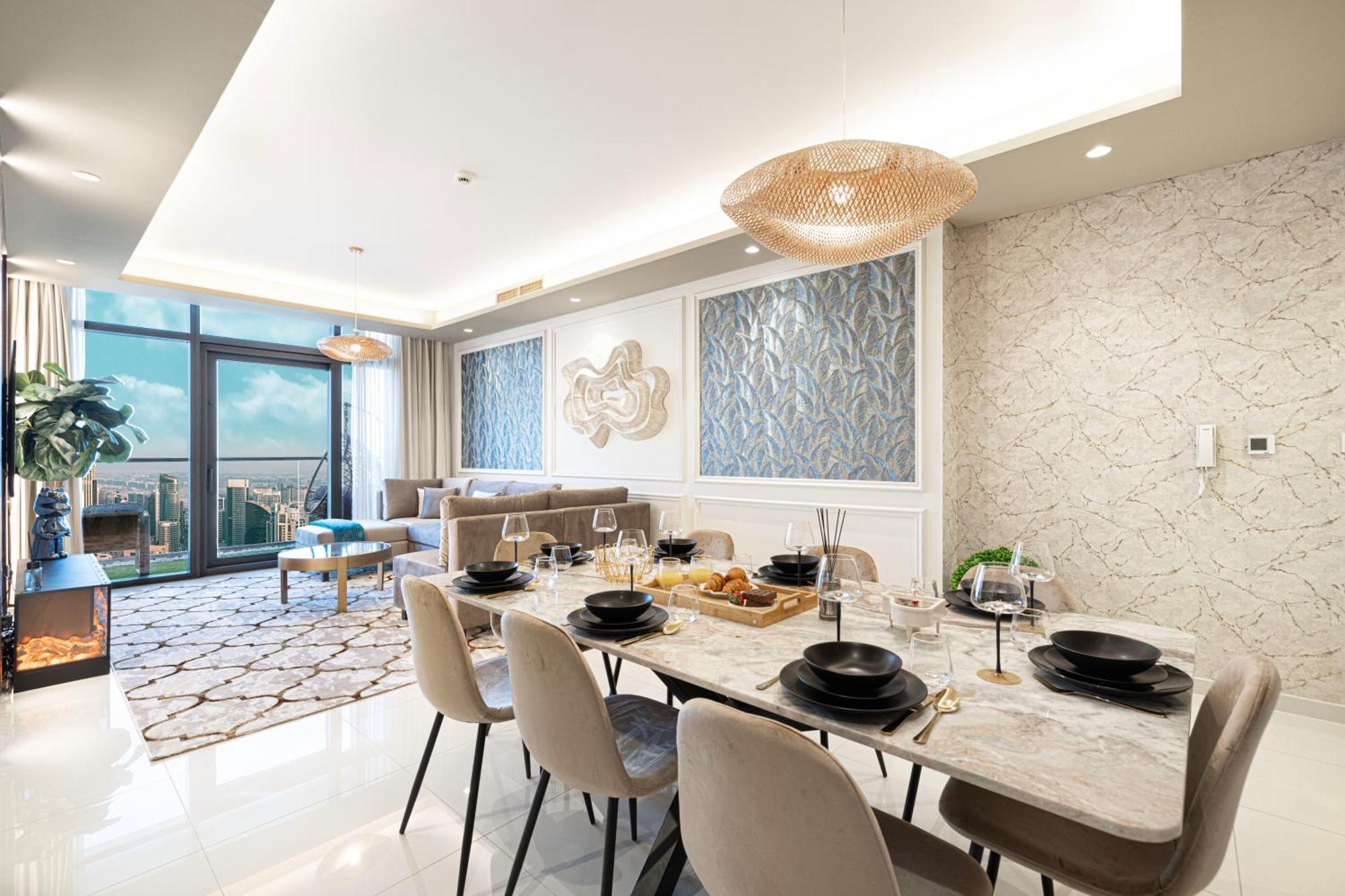 Sky Palace With Burj Views & Downtown's Rooftop Pool, 3br In Paramount Midtown * Dubaï