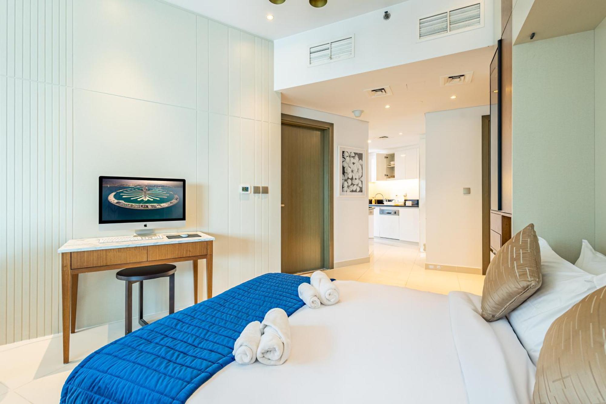 Appartement Deluxe One-bedroom In Business Bay With Burj Khalifa And Canal View *