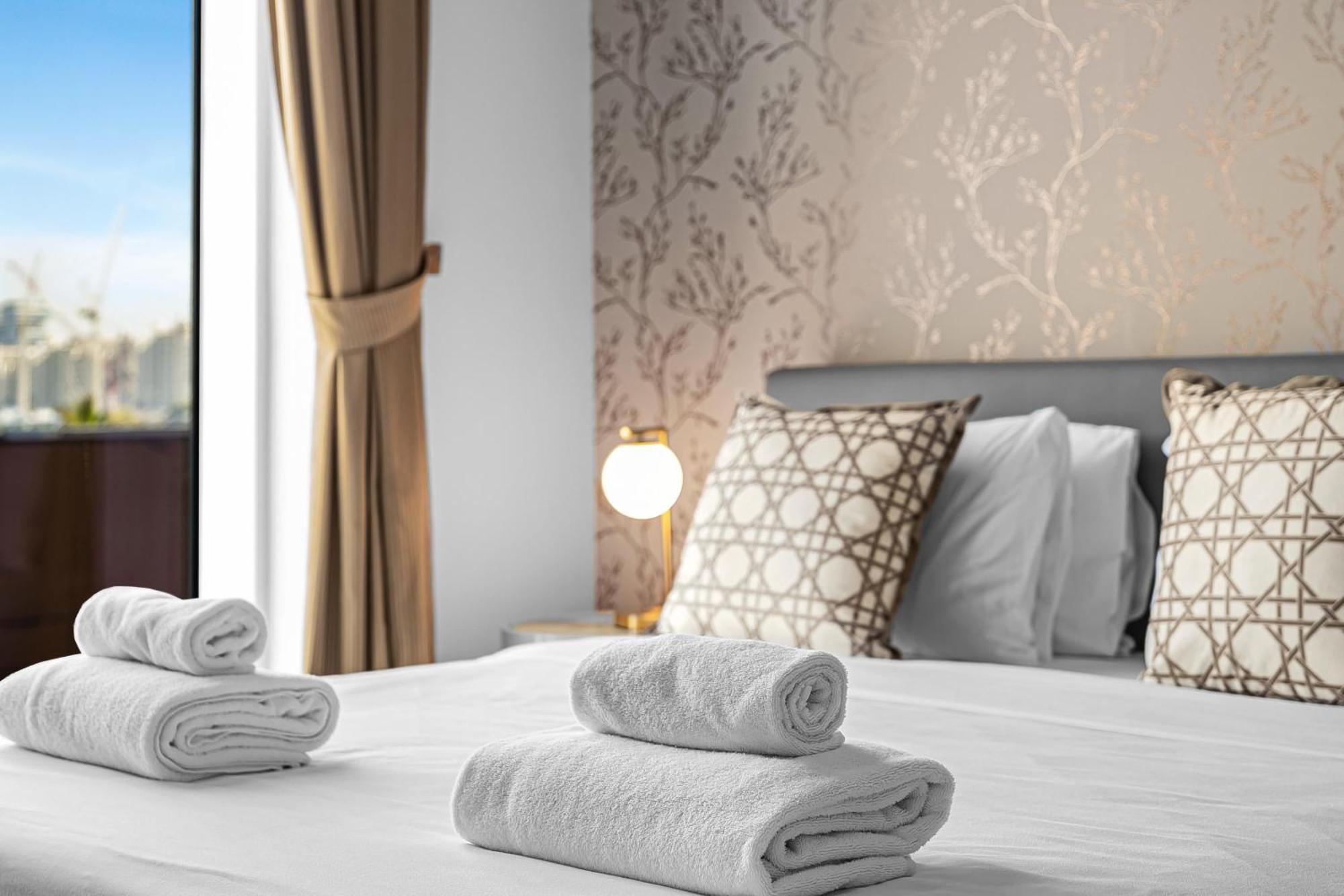 Tiara Residence Deluxe 3 Bedroom Apartment With Private Beach, Burj & Atlantis Sea View Appartement