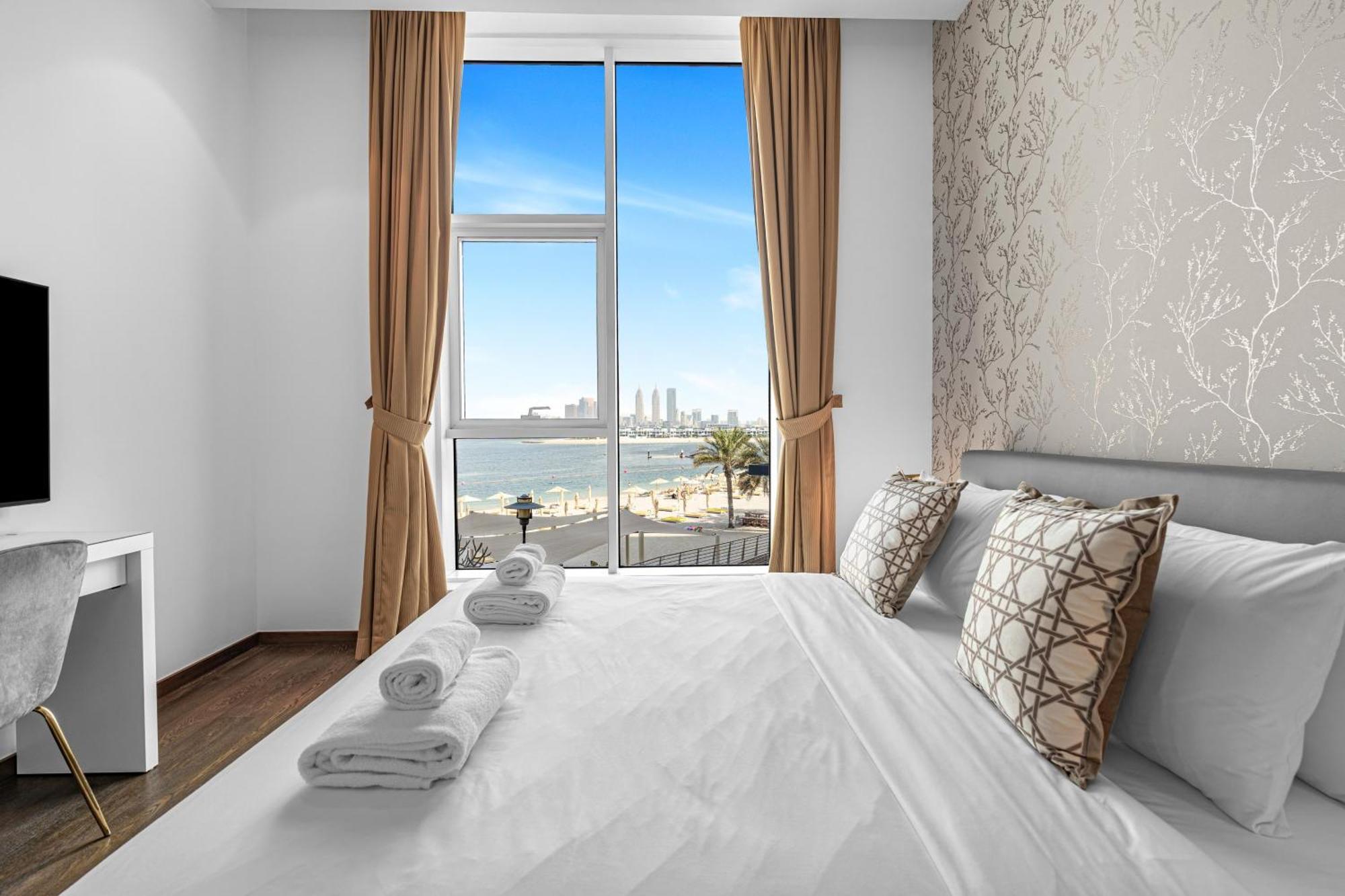 Appartement Tiara Residence Deluxe 3 Bedroom Apartment With Private Beach, Burj & Atlantis Sea View *