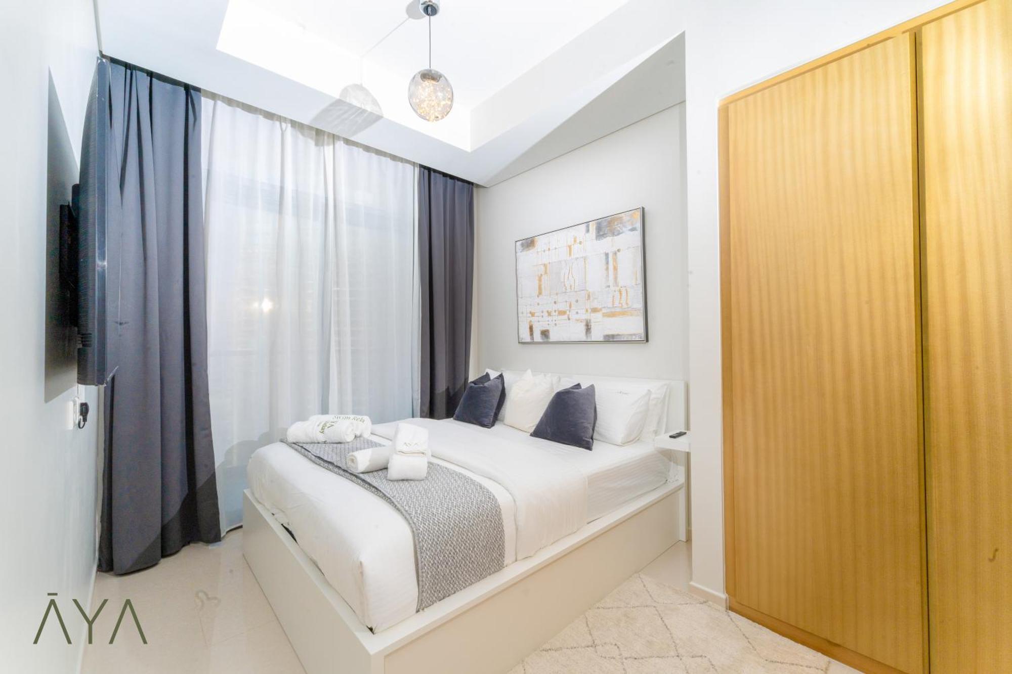 Apartment Elegant 2br - 10 Min To Mall & Burj Khalifa At Aykon By Aya Boutique *