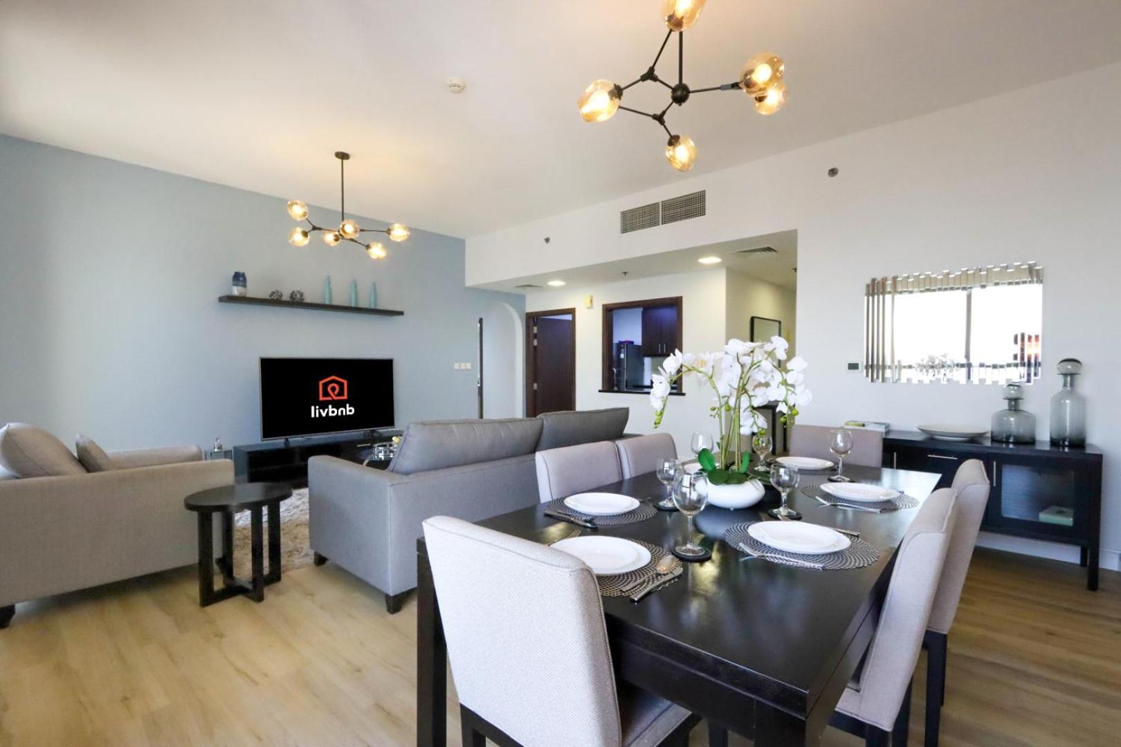 Livbnb - High Floor 2b With Marina View Walk To Dubaï