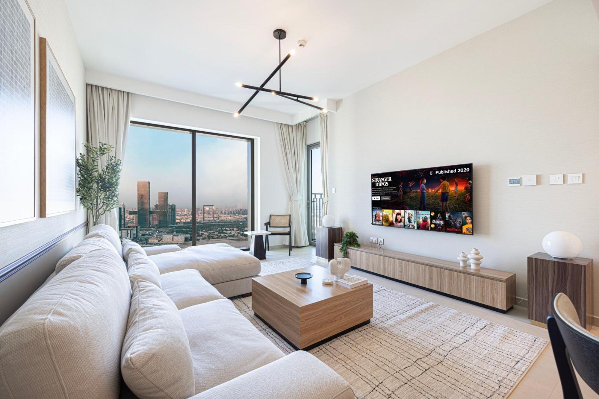 Appartement Downtown Chic 2 Bedroom I Mall Access I Views Of Burj Khalifa From Pool I Free Parking, Gym, Pool & Wi-fi I By Meerak Dubaï