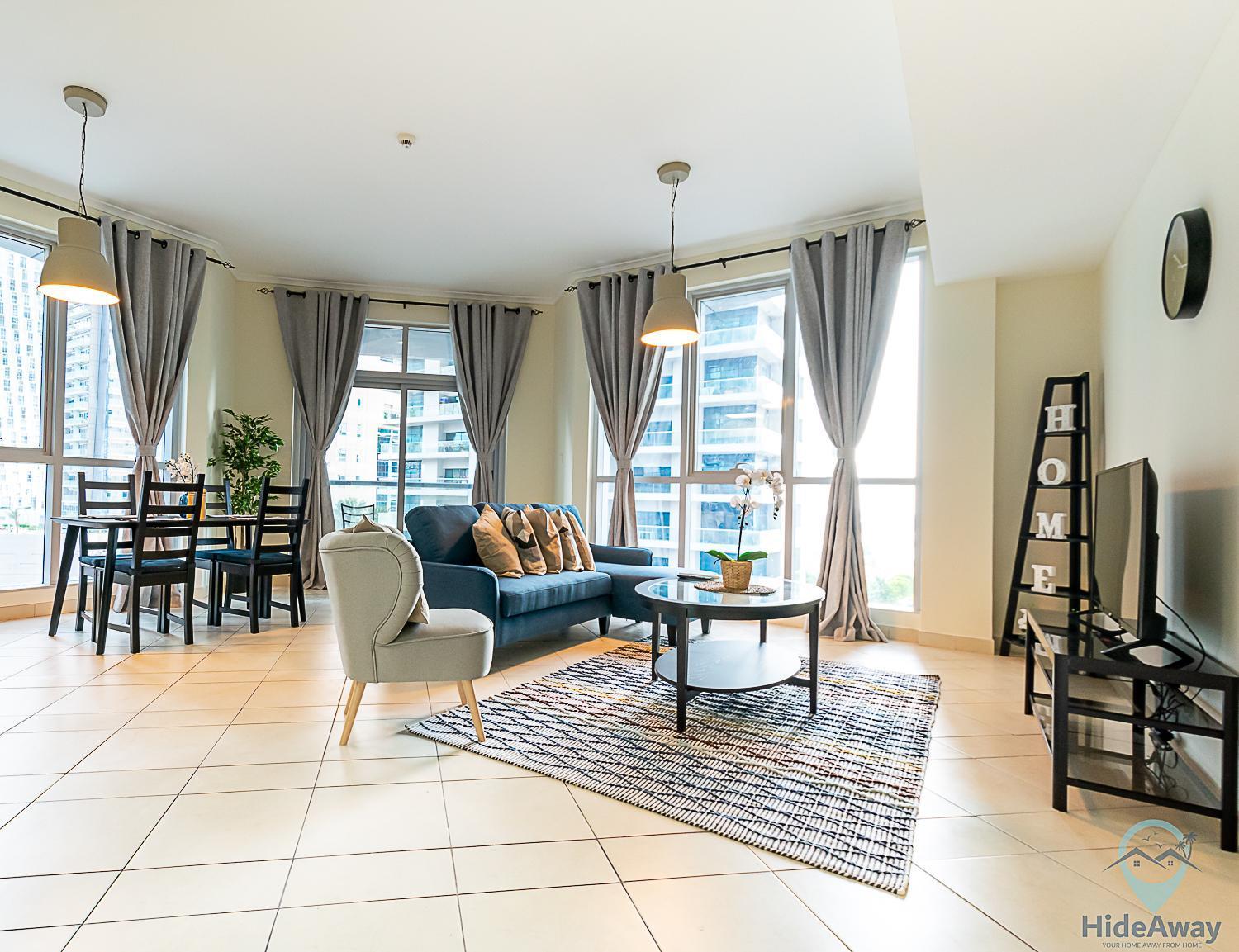 Appartement 2br Cozy Elegant, 3 Min To Beach, Marina Dubaï