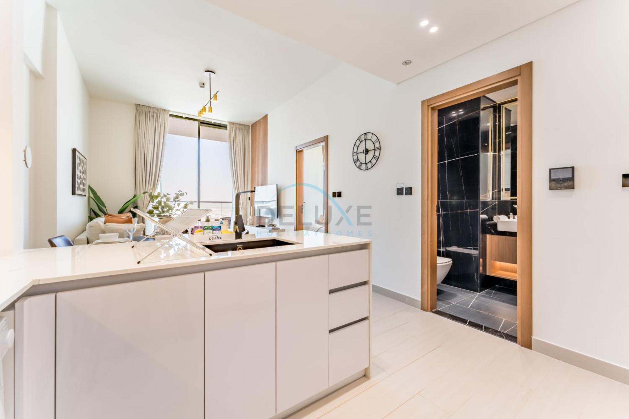 Views 1br Near Community Park With Private Balcony, Binghatti House, Jumeirah Village Circle By Deluxe Homes Appartement