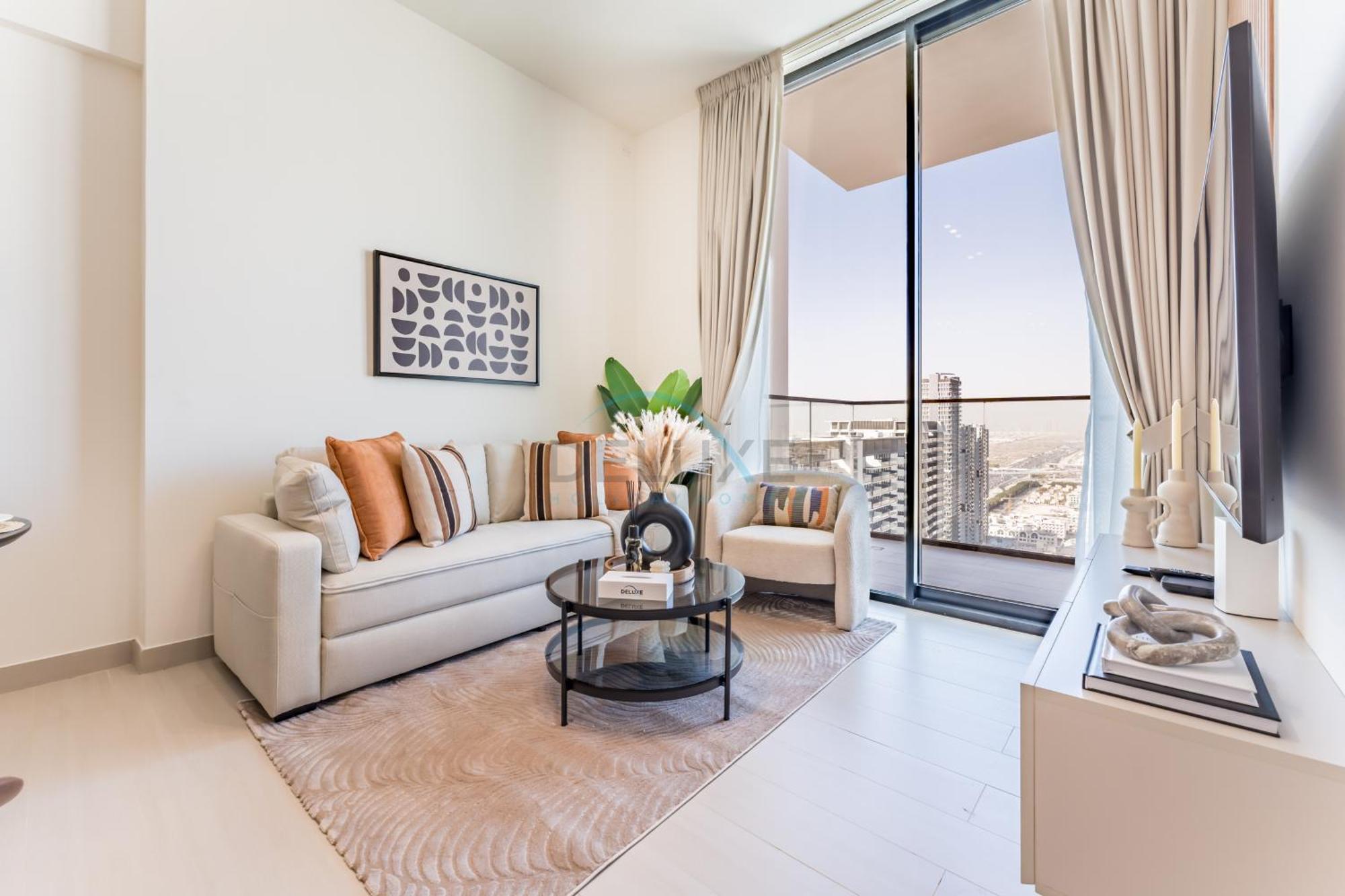 Views 1br Near Community Park With Private Balcony, Binghatti House, Jumeirah Village Circle By Deluxe Homes Appartement *