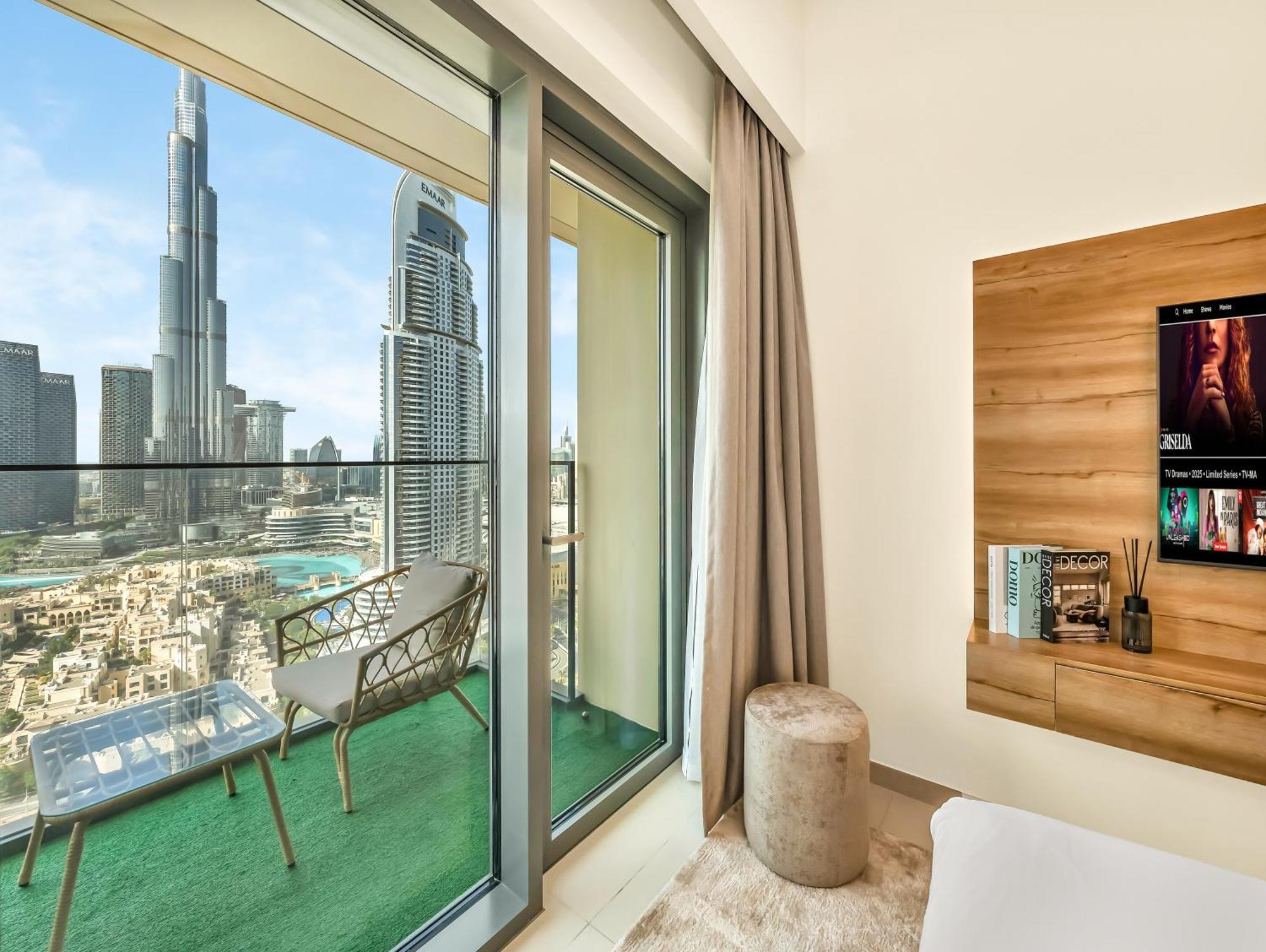Appartement 2bdr Led Side Burj Khalifa Views Opposite Mall *