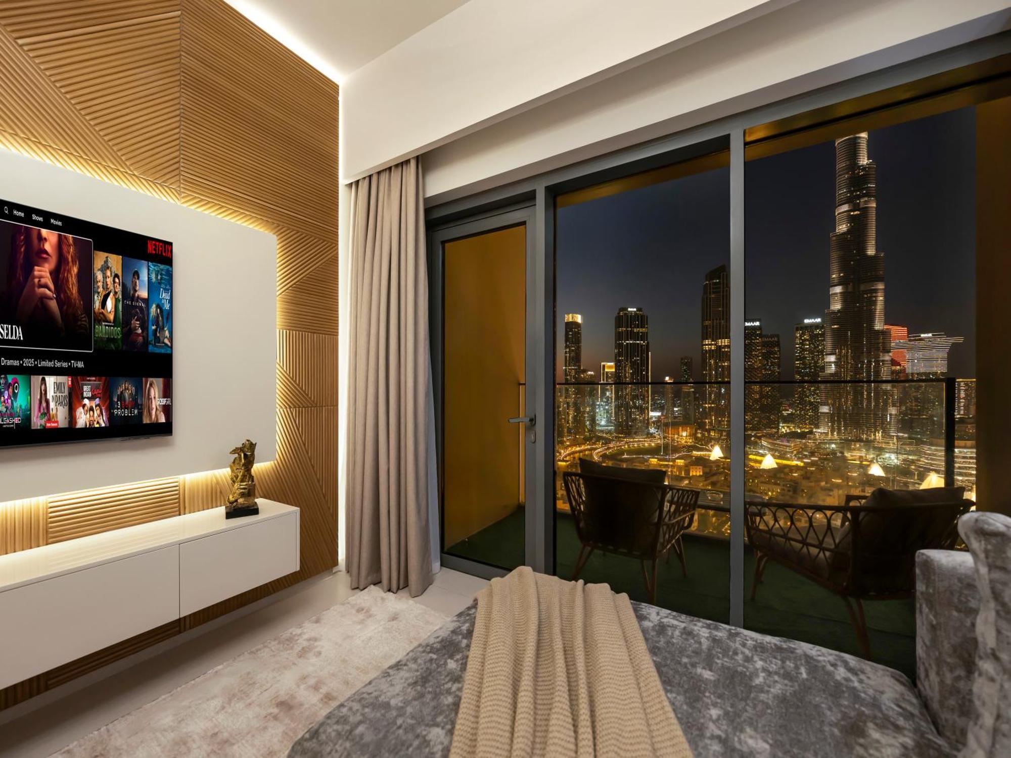 Appartement 2bdr Led Side Burj Khalifa Views Opposite Mall *