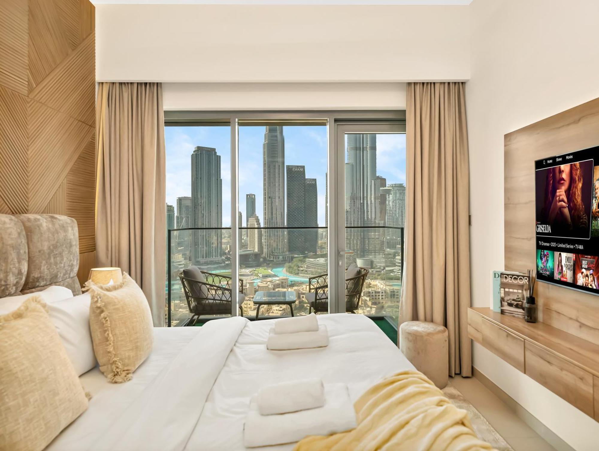 Appartement 2bdr Led Side Burj Khalifa Views Opposite Mall *