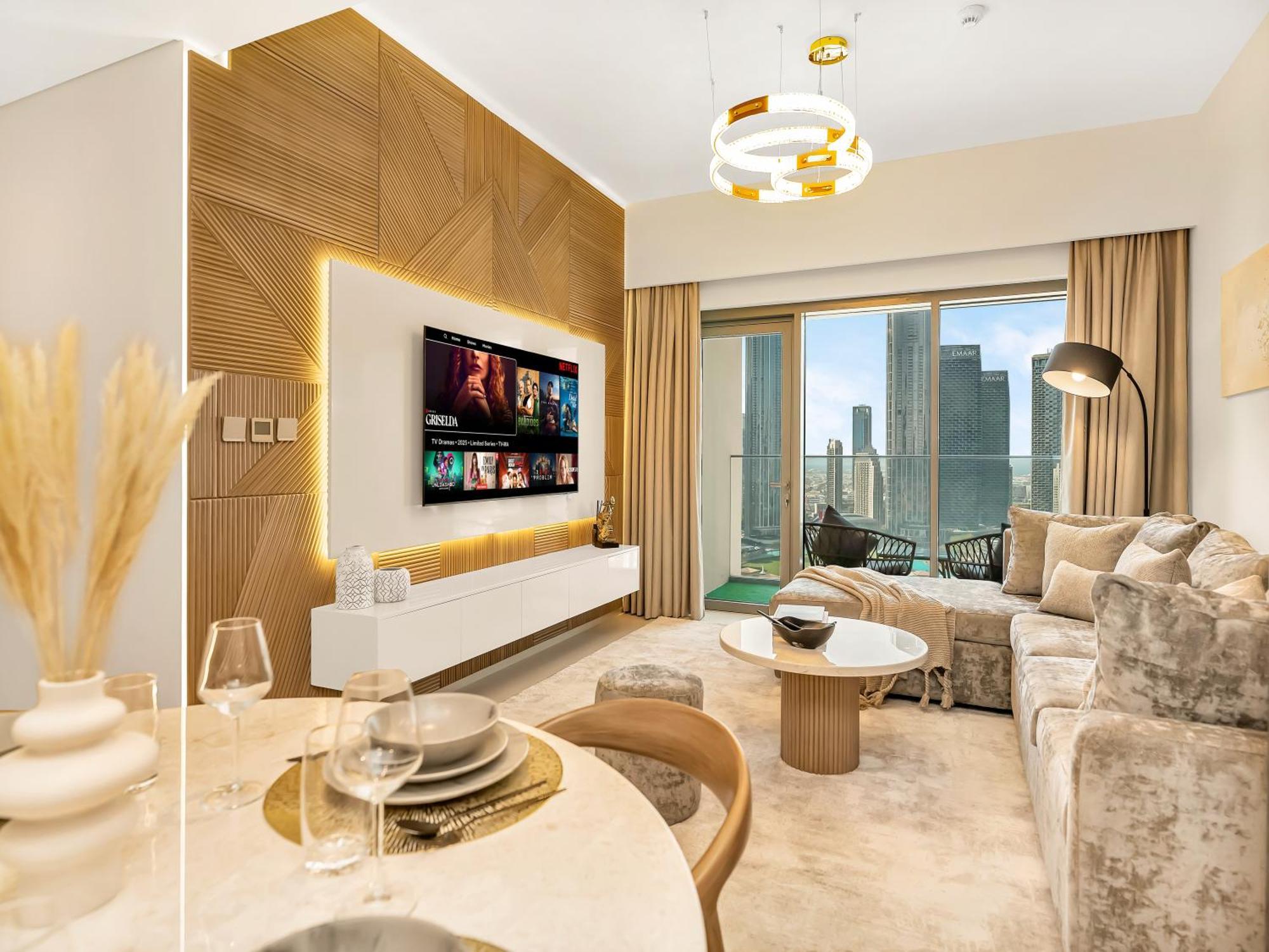 Appartement 2bdr Led Side Burj Khalifa Views Opposite Mall