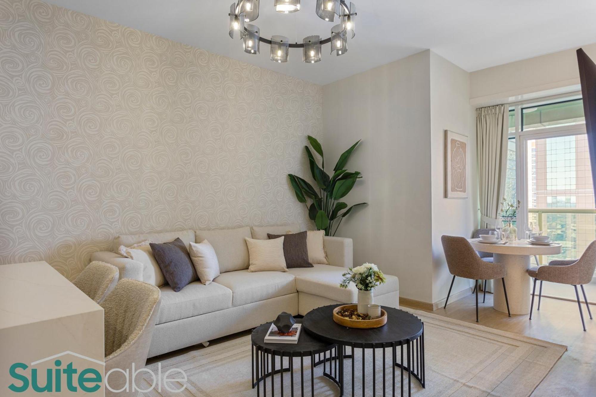 Stylish 1 Bedroom Near Metro Station In Jlt Appartement Dubaï