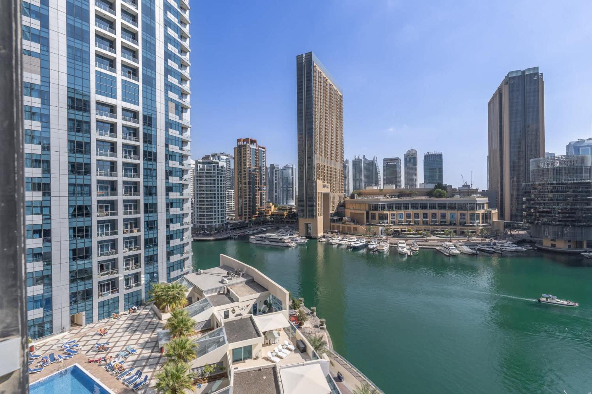 Chic Marina-view In Bay Marina Appartement Dubaï