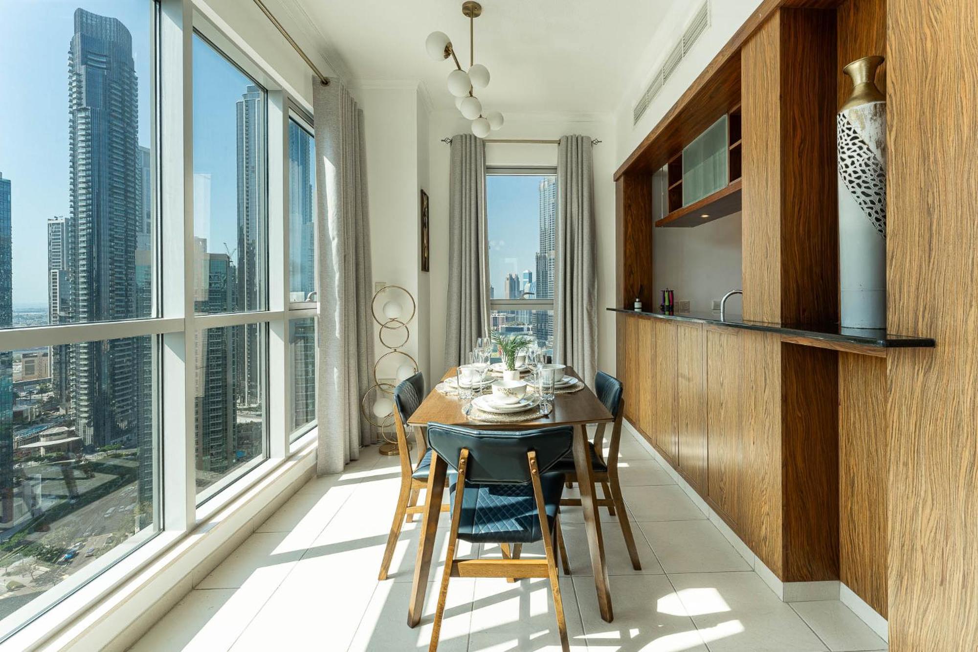 Appartement Superb 1-bedroom With Full Burj Khalifa View - 5-min Walk To Mall Dubai