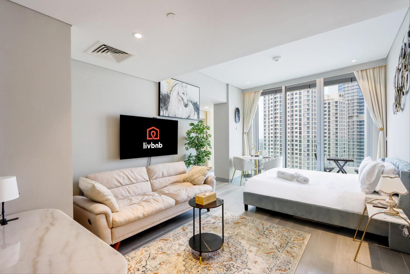 Livbnb - Sea And Marina View, Steps To Marina Walk Apartemen
