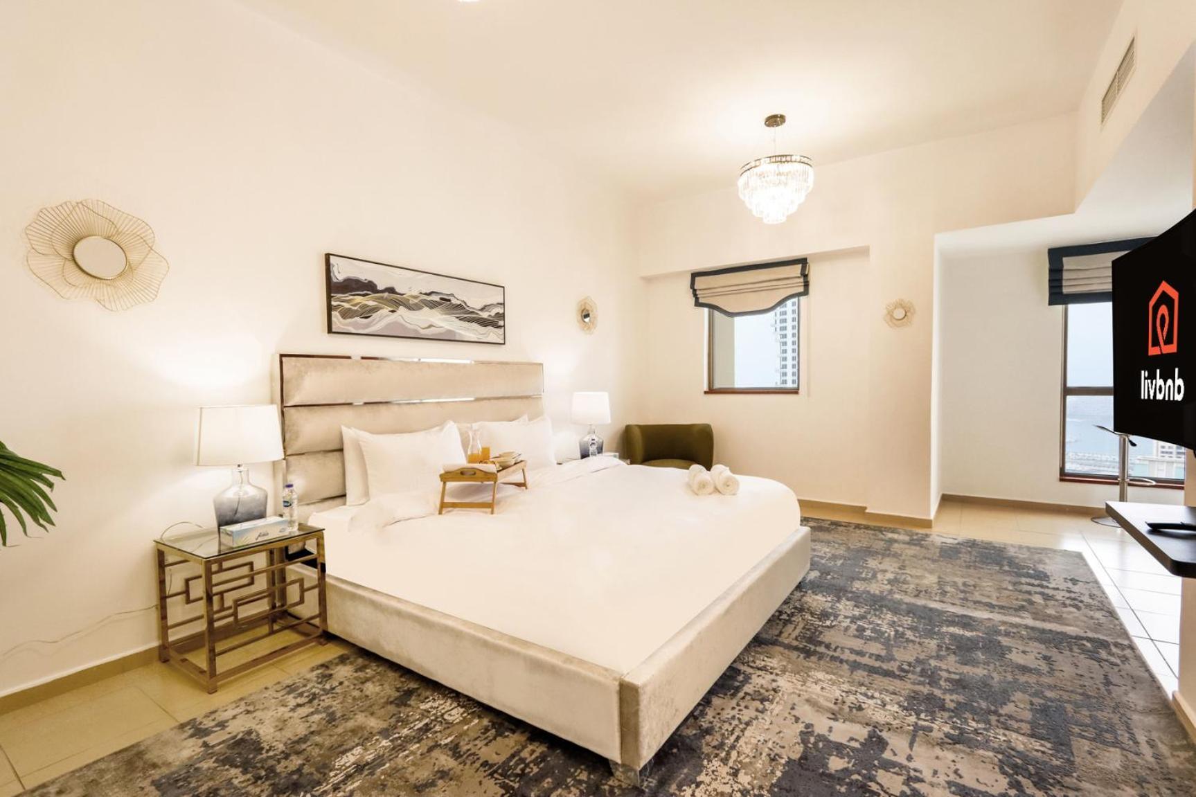 Livbnb - Stunning 1-br W/ Palm & Sea Views In Jbr Appartement Dubaï
