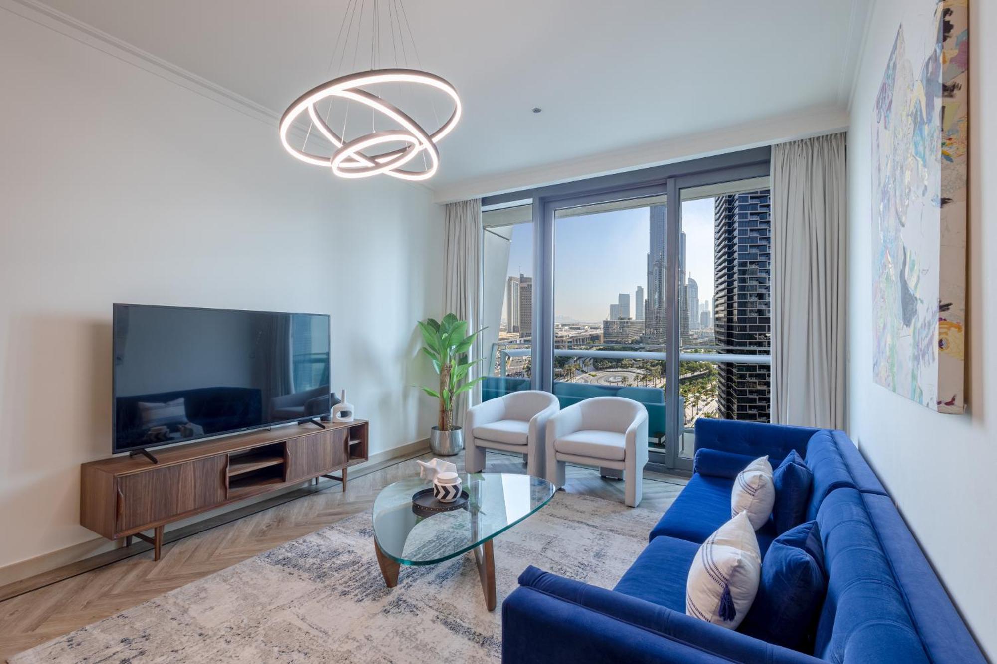 Burj Vista Luxury 2br ,full Burj Khalifa View ,direct Mall & Metro Access Dubaï