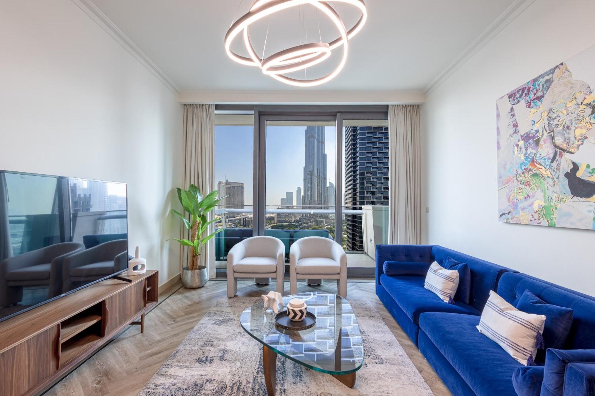 Burj Vista Luxury 2br ,full Burj Khalifa View ,direct Mall & Metro Access * Dubaï
