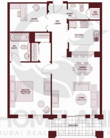 Luxury 2br With Full Burj Khalifa View 2-min Walk To Mall *