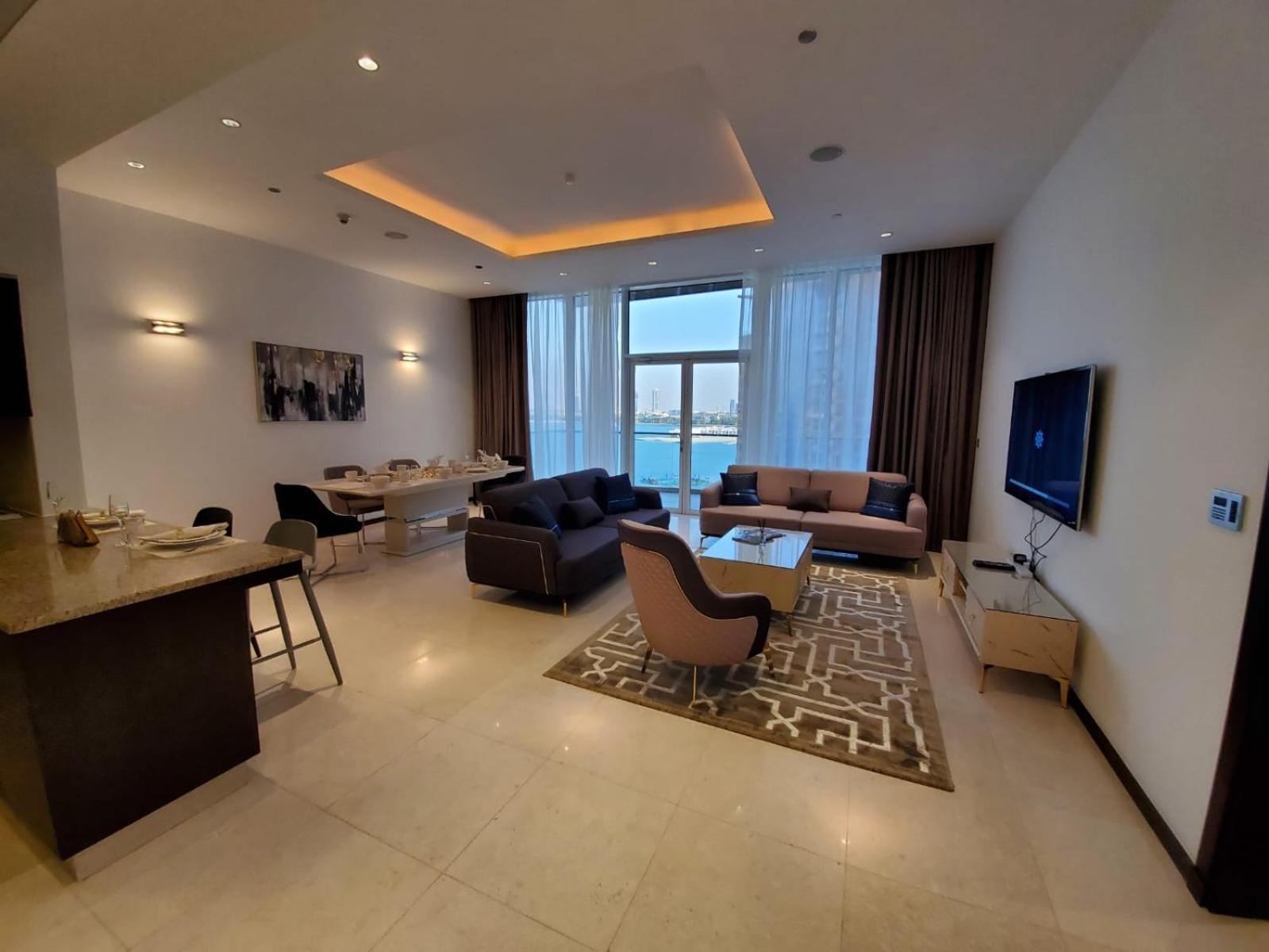 Appartement Palm Jumeirah Tiara Ruby 1king And 2 Sofa Beds Dubaï