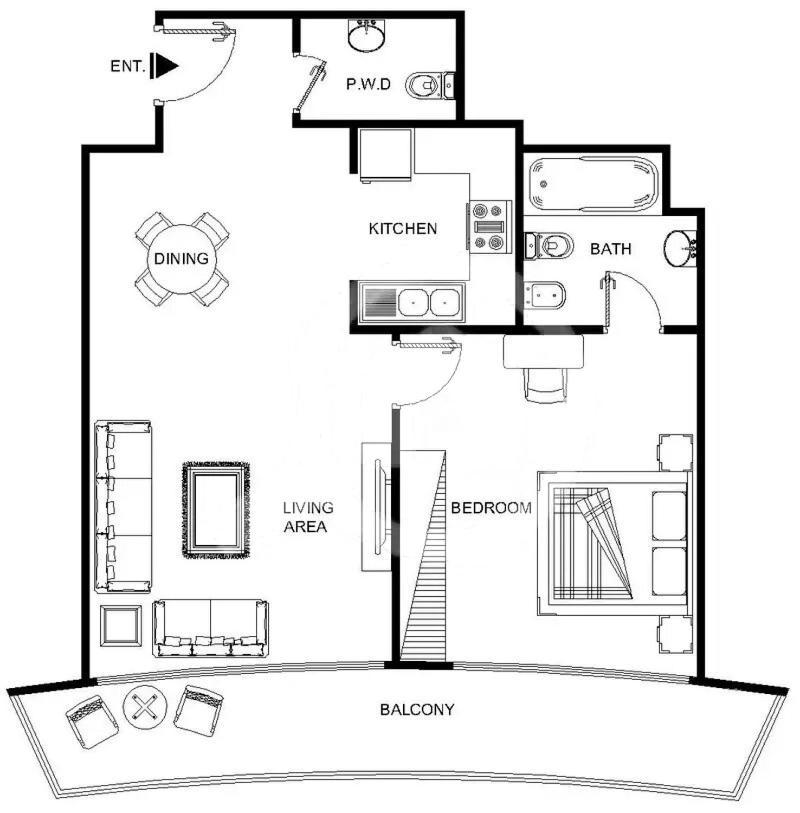 Stunning Marina View 1 Bedroom Appartement Dubaï