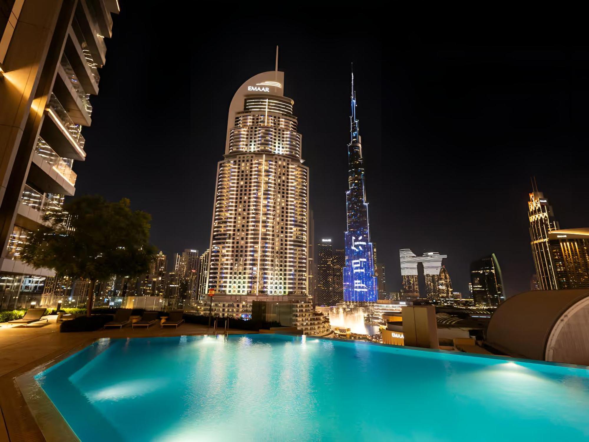 Burj View Infinity Pool - Mall Connection Apartamento