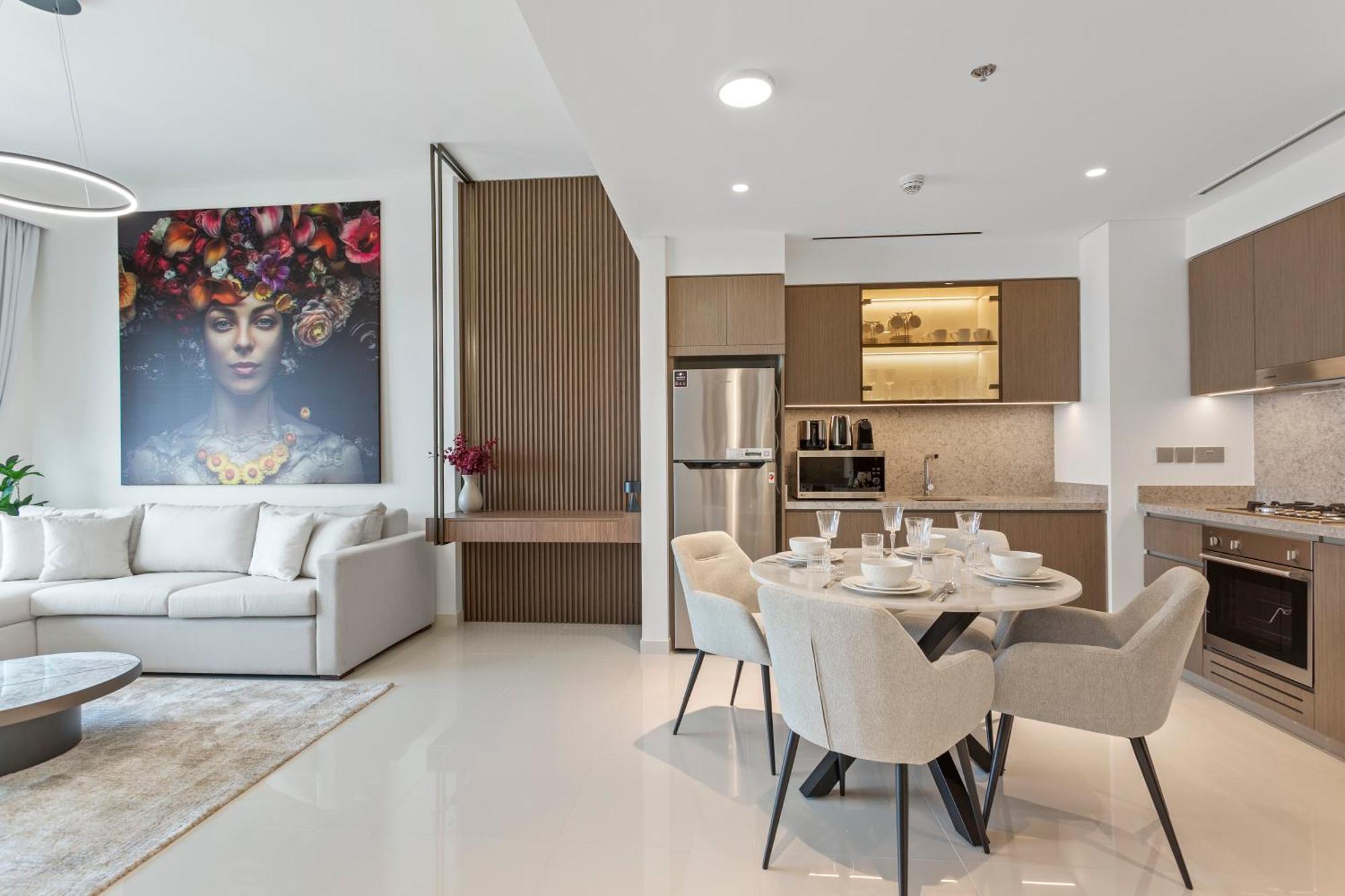 Lejlighed Coastal Elegance 1-bedroom In Grand Bleu Dubai
