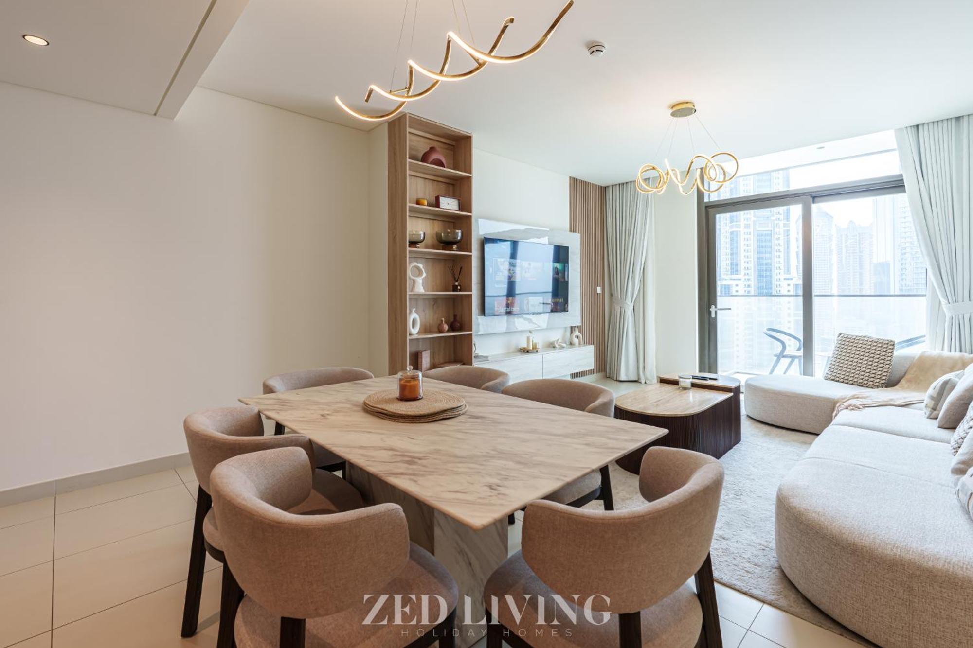Burj Crown - Spectacular 2 Bedroom Next To Burj Khalifa - Zed Living