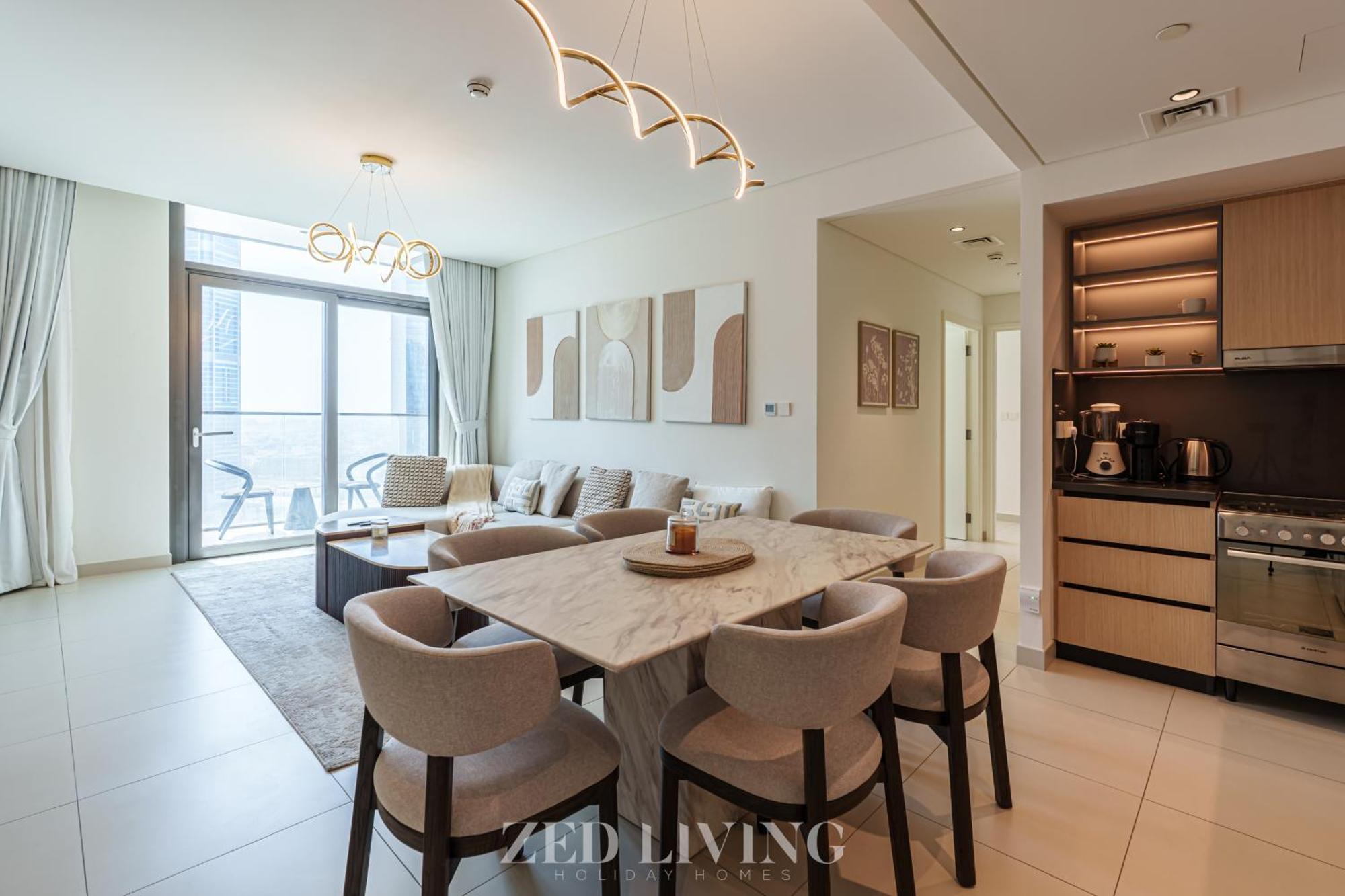 Burj Crown - Spectacular 2 Bedroom Next To Burj Khalifa - Zed Living Appartement
