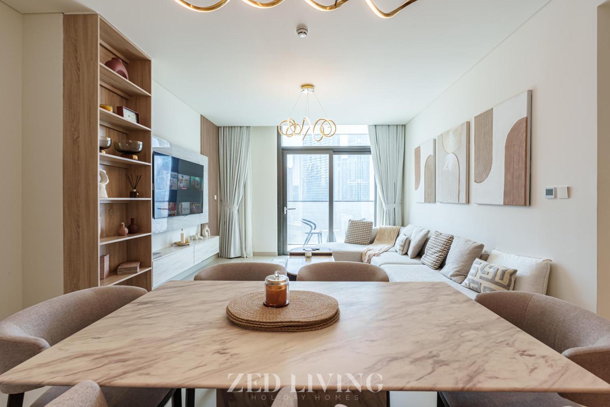 Burj Crown - Spectacular 2 Bedroom Next To Burj Khalifa - Zed Living