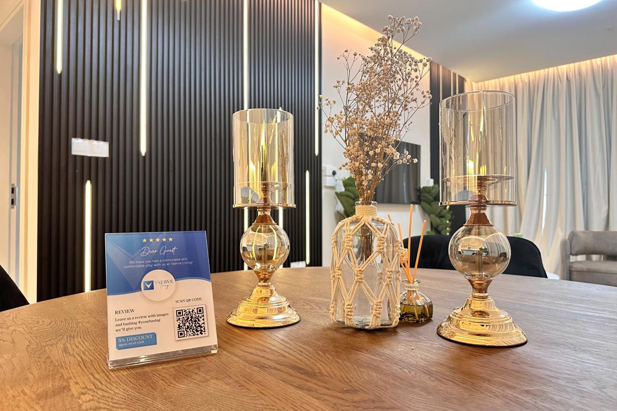 Vserve Modern Oasis Canal & Burj Views Appartement Dubaï
