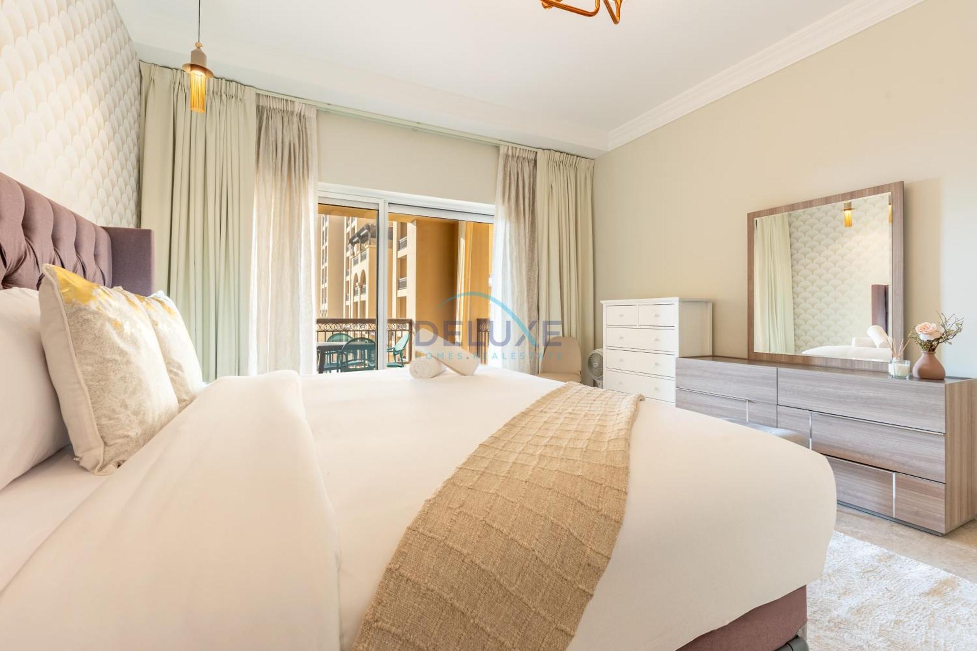 Beachfront 2br And Assistant's With Sea Views Terrace, Steps From Iconic Landmarks & Amenities, The Residences South, Palm Jumeirah By Deluxe Homes * Dubaï