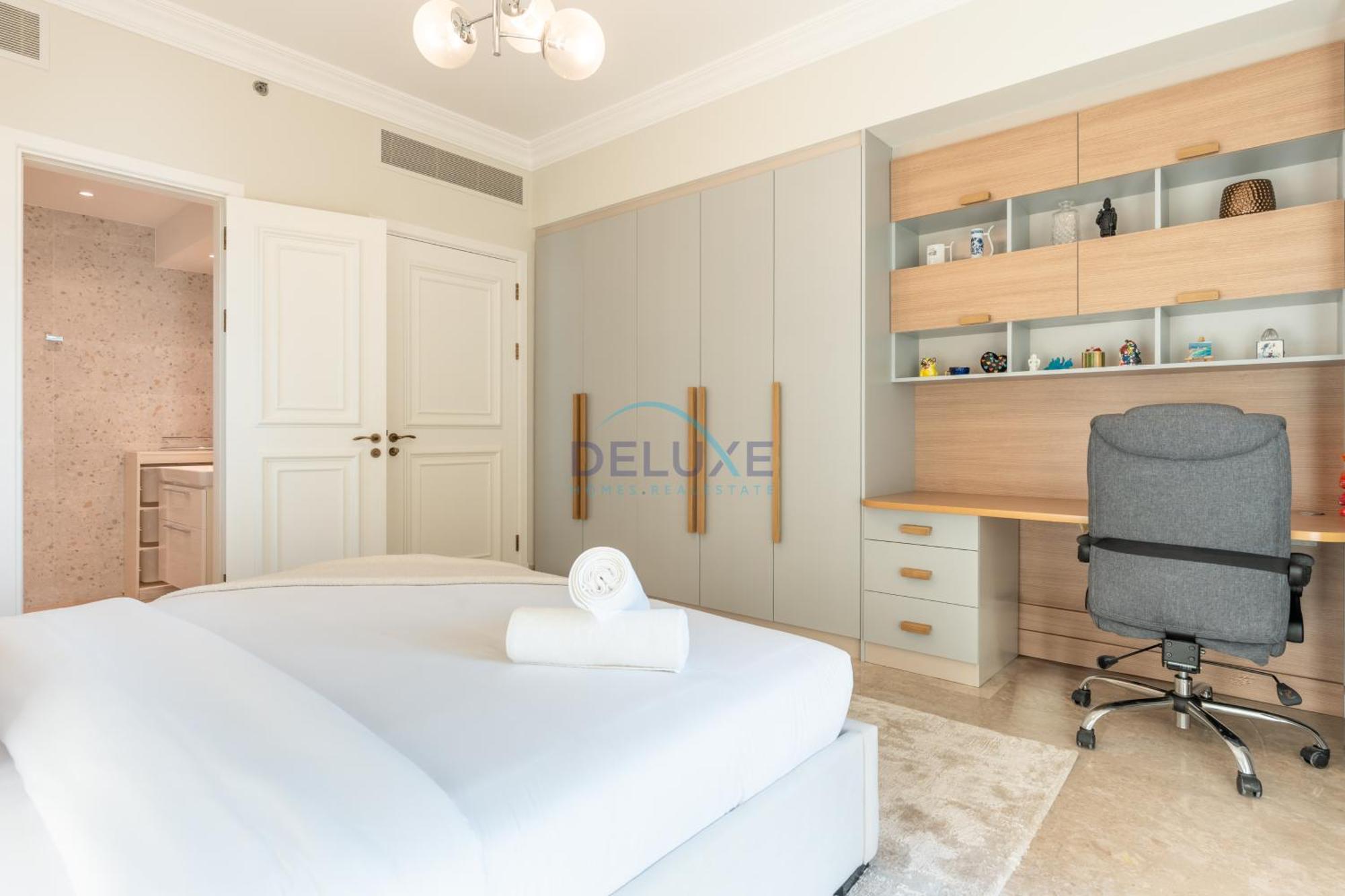 Beachfront 2br And Assistant's With Sea Views Terrace, Steps From Iconic Landmarks & Amenities, The Residences South, Palm Jumeirah By Deluxe Homes *