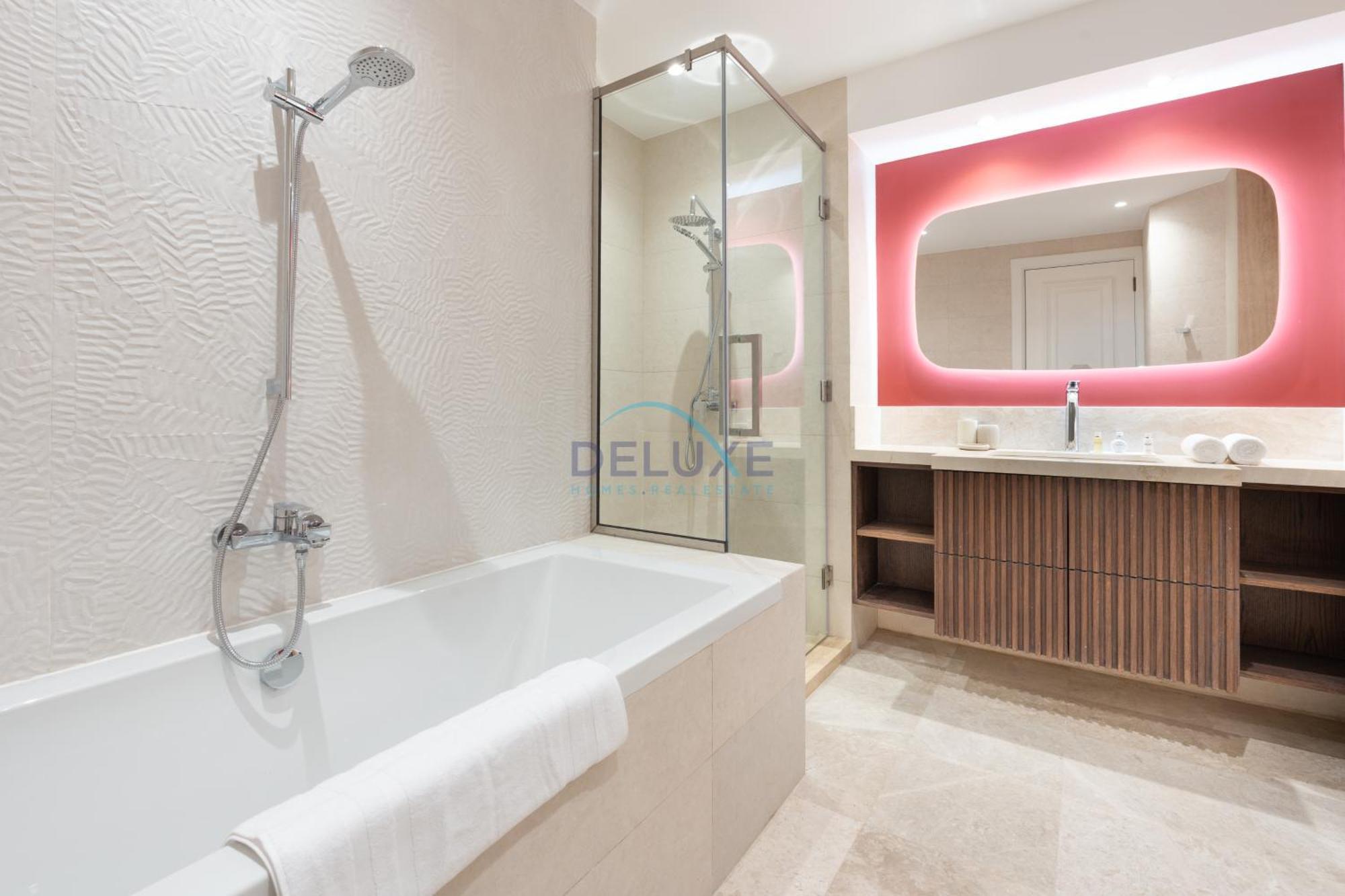 Beachfront 2br And Assistant's With Sea Views Terrace, Steps From Iconic Landmarks & Amenities, The Residences South, Palm Jumeirah By Deluxe Homes Dubai