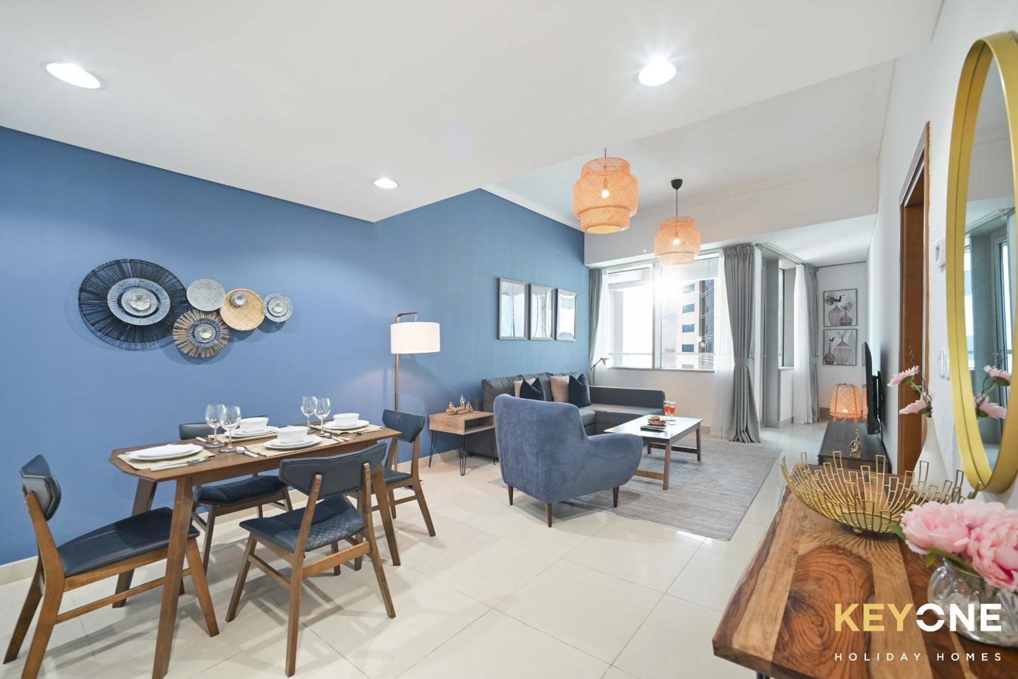 Appartement Fascinating Ocean Views In A One Bedroom Dubaï