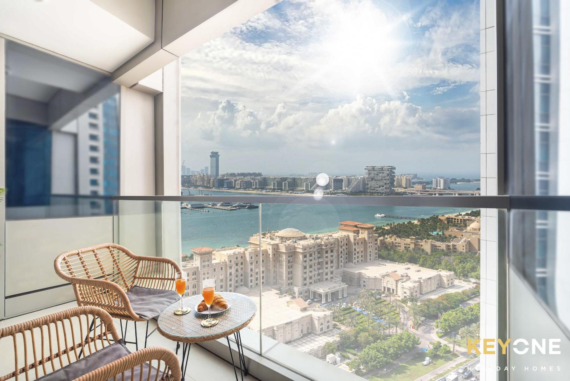 Fascinating Ocean Views In A One Bedroom Dubaï