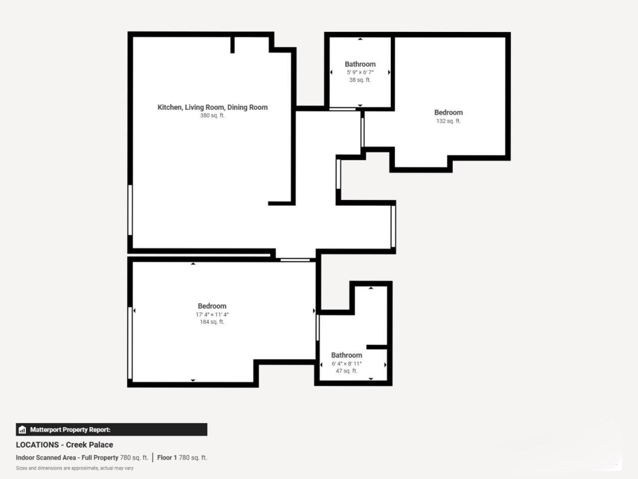 Appartement Creek Palace - Minimalist Two Bed In Creek Harbour *