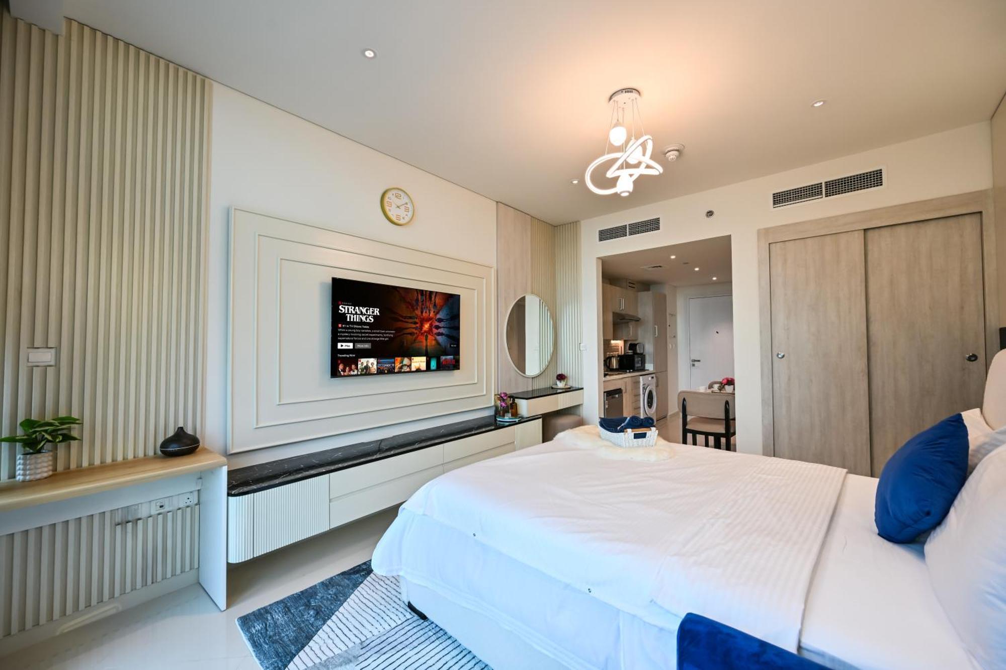 Luxury - Sea View, Access & Infinity Pool - Seven Palm Residences Lejlighed *