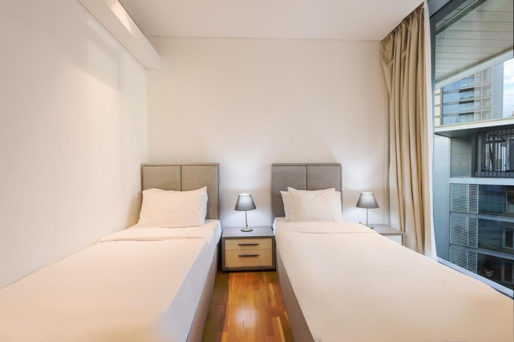 Livbnb-upgraded 2br Maid's With Sea View Dubai