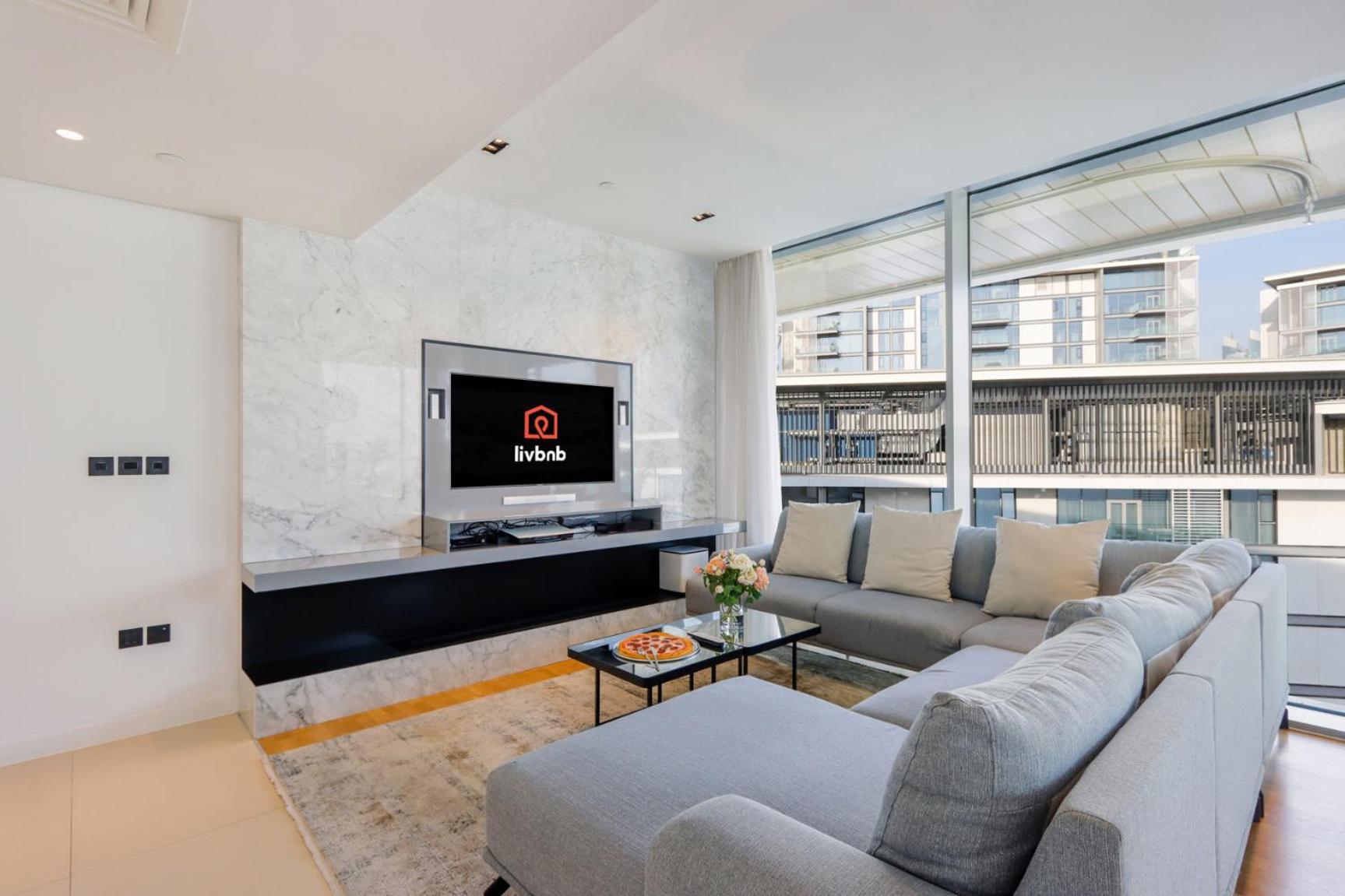 Livbnb-upgraded 2br Maid's With Sea View *